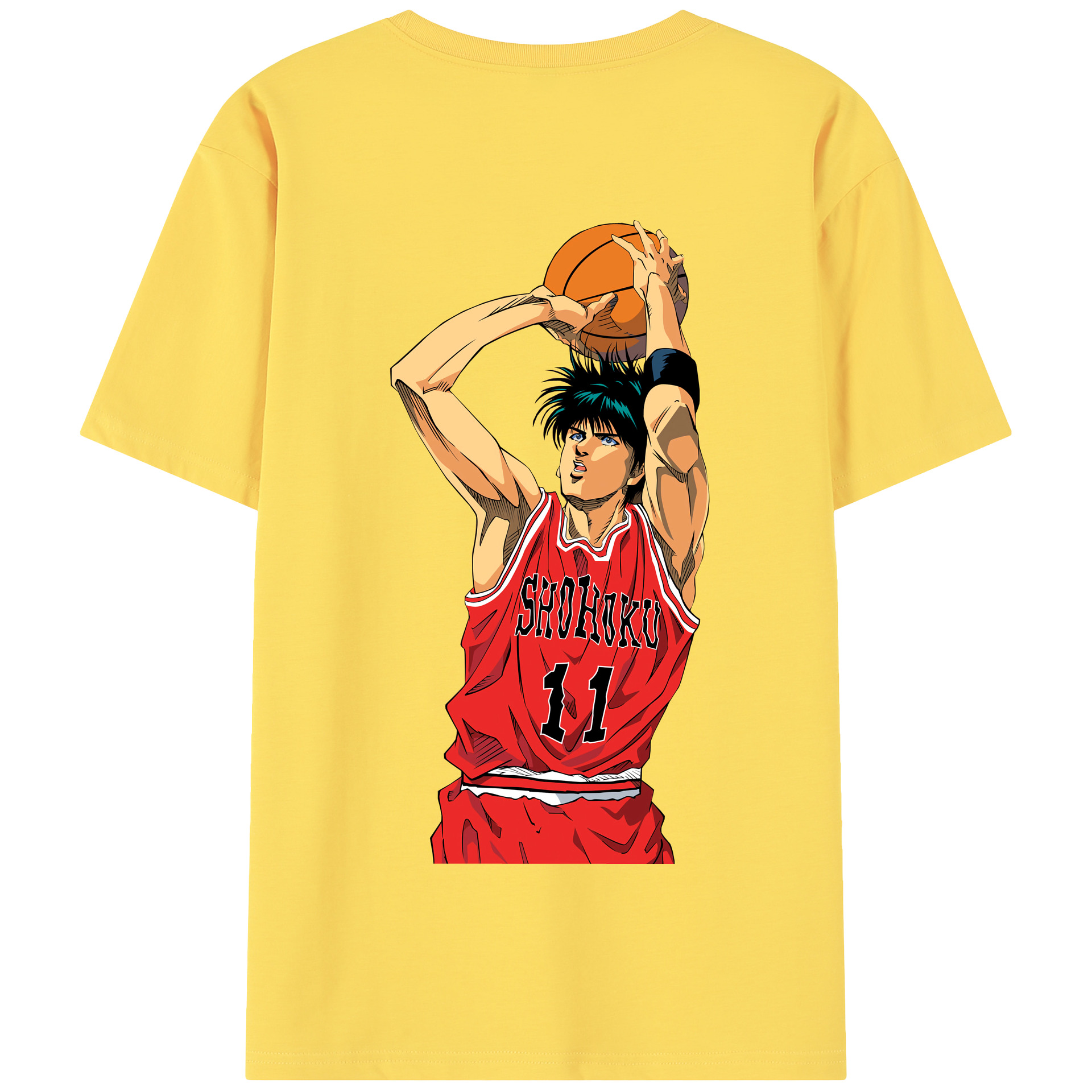 SLAM DUNK／スラムダンク 綿100％半袖Tシャツ（背面プリント）