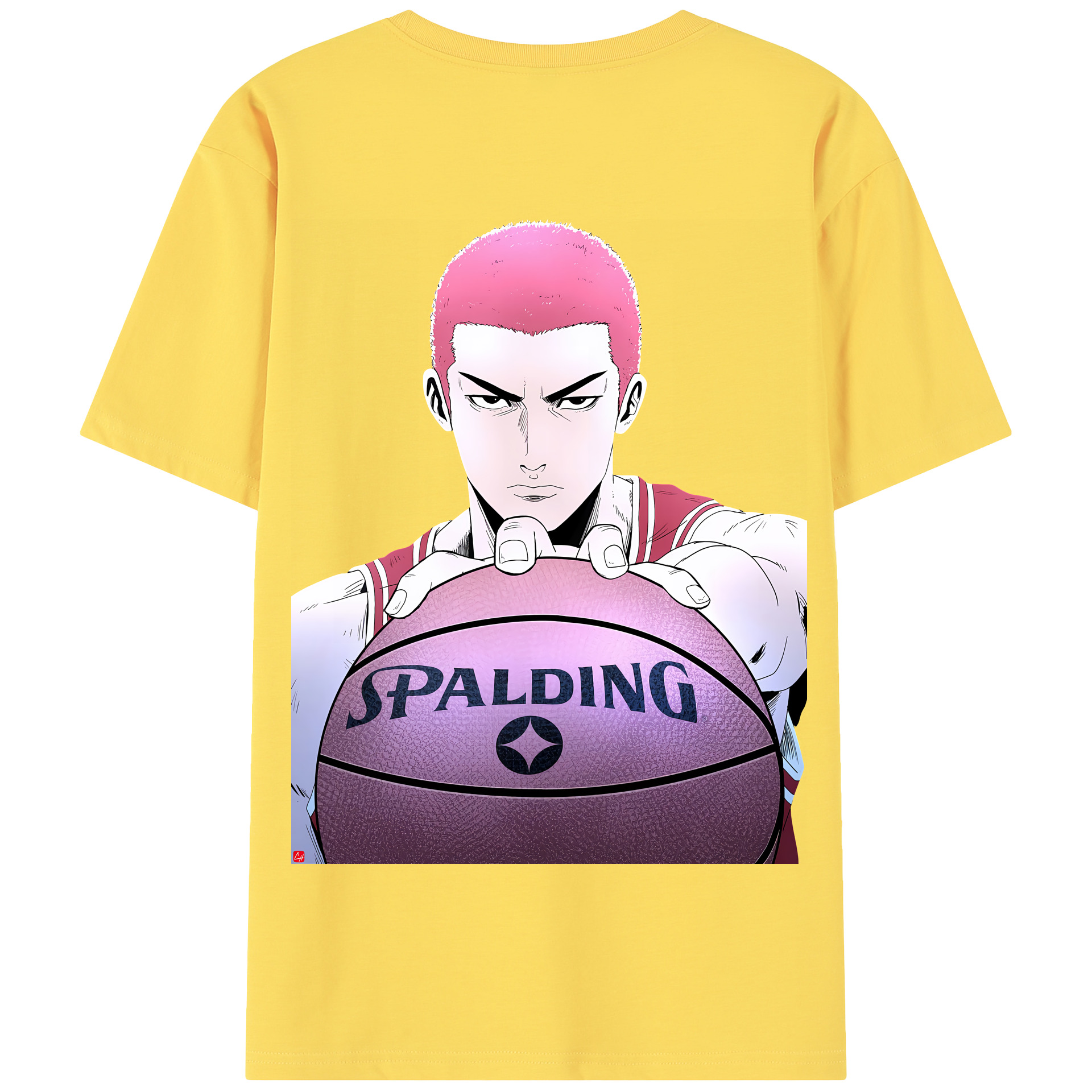 SLAM DUNK／スラムダンク 綿100％半袖Tシャツ（背面プリント）