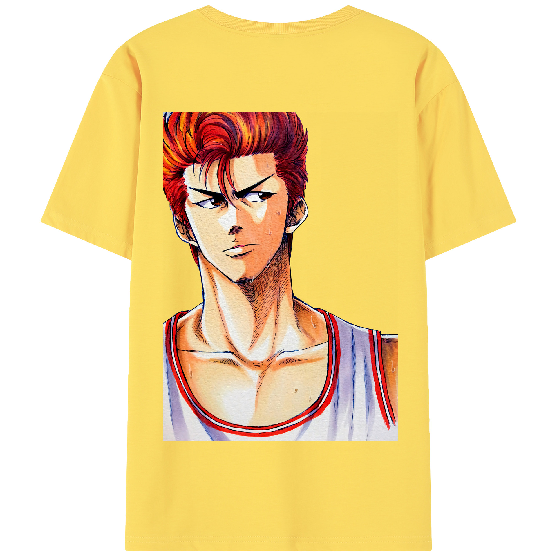 SLAM DUNK／スラムダンク 綿100％半袖Tシャツ（背面プリント）