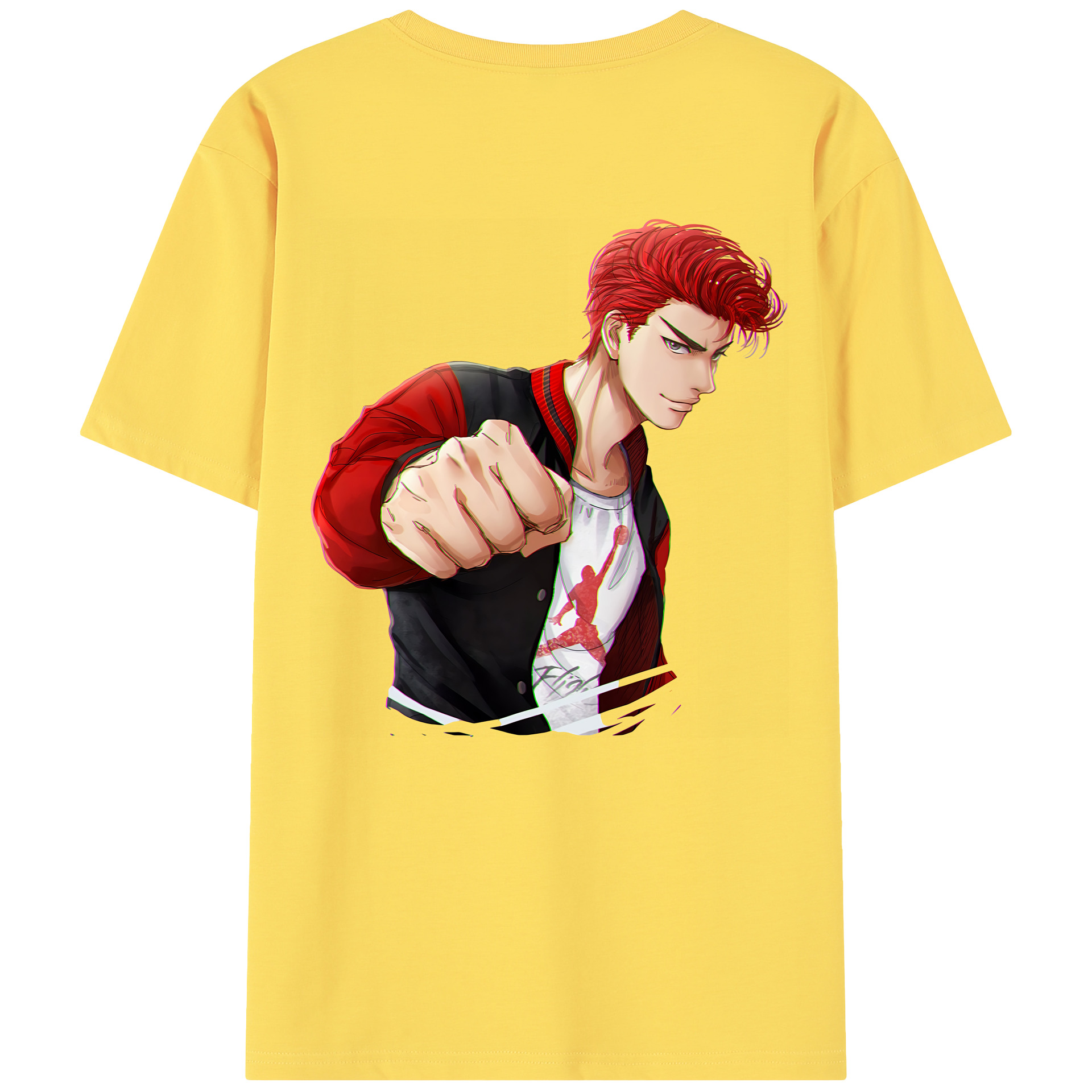 SLAM DUNK／スラムダンク 綿100％半袖Tシャツ（背面プリント）