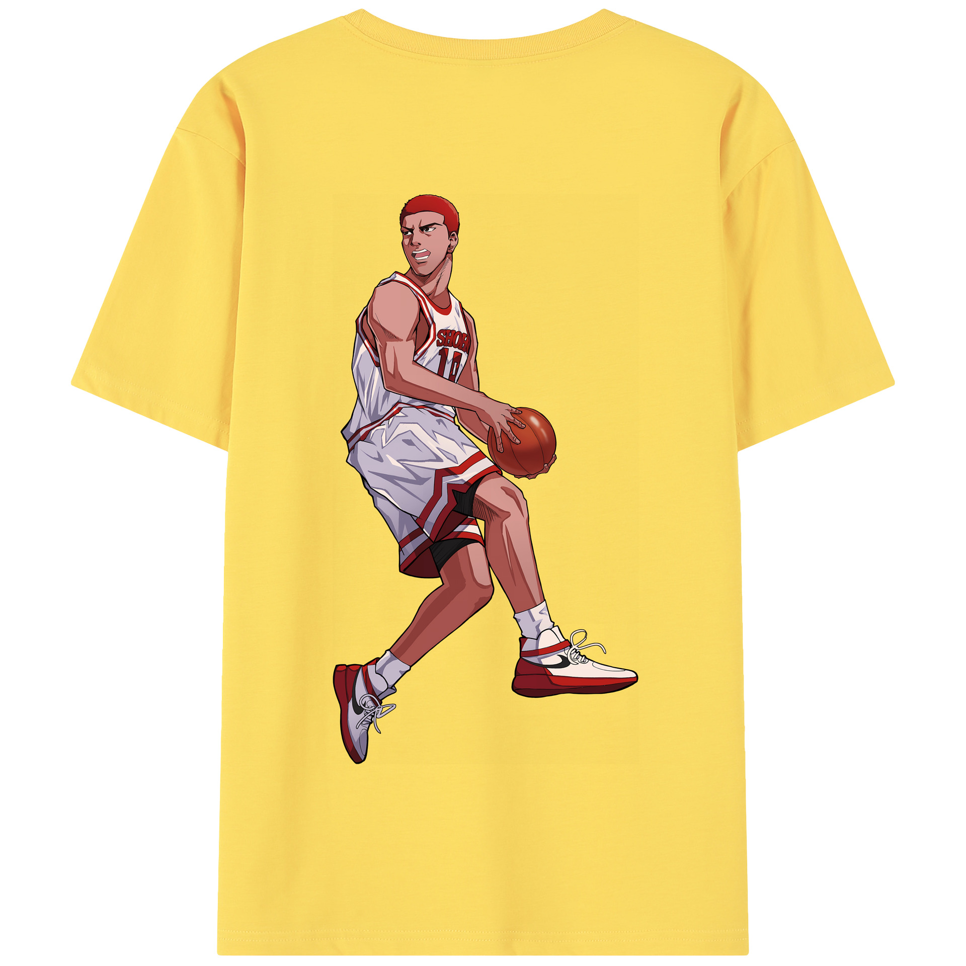 SLAM DUNK／スラムダンク 綿100％半袖Tシャツ（背面プリント）