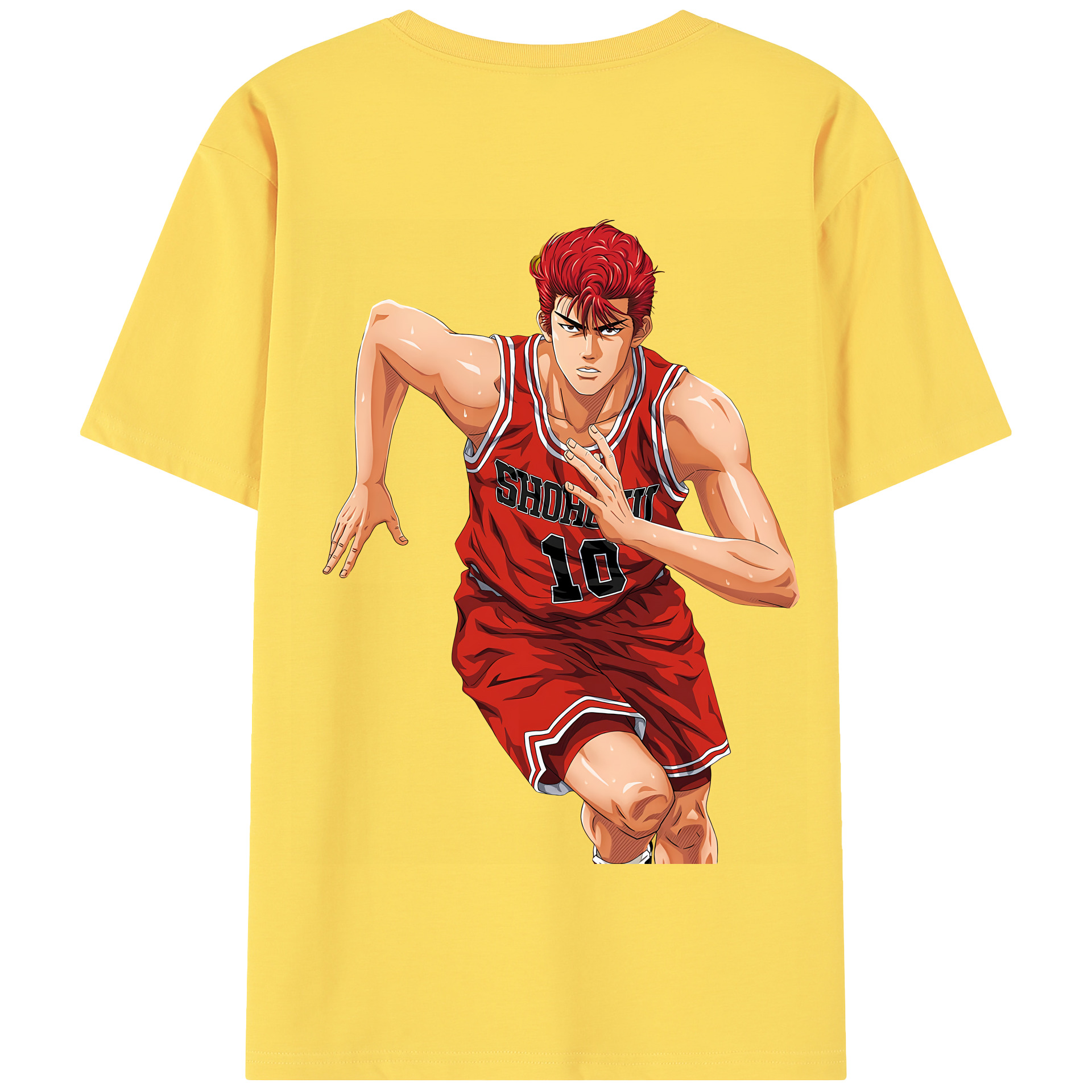 SLAM DUNK／スラムダンク 綿100％半袖Tシャツ（背面プリント）