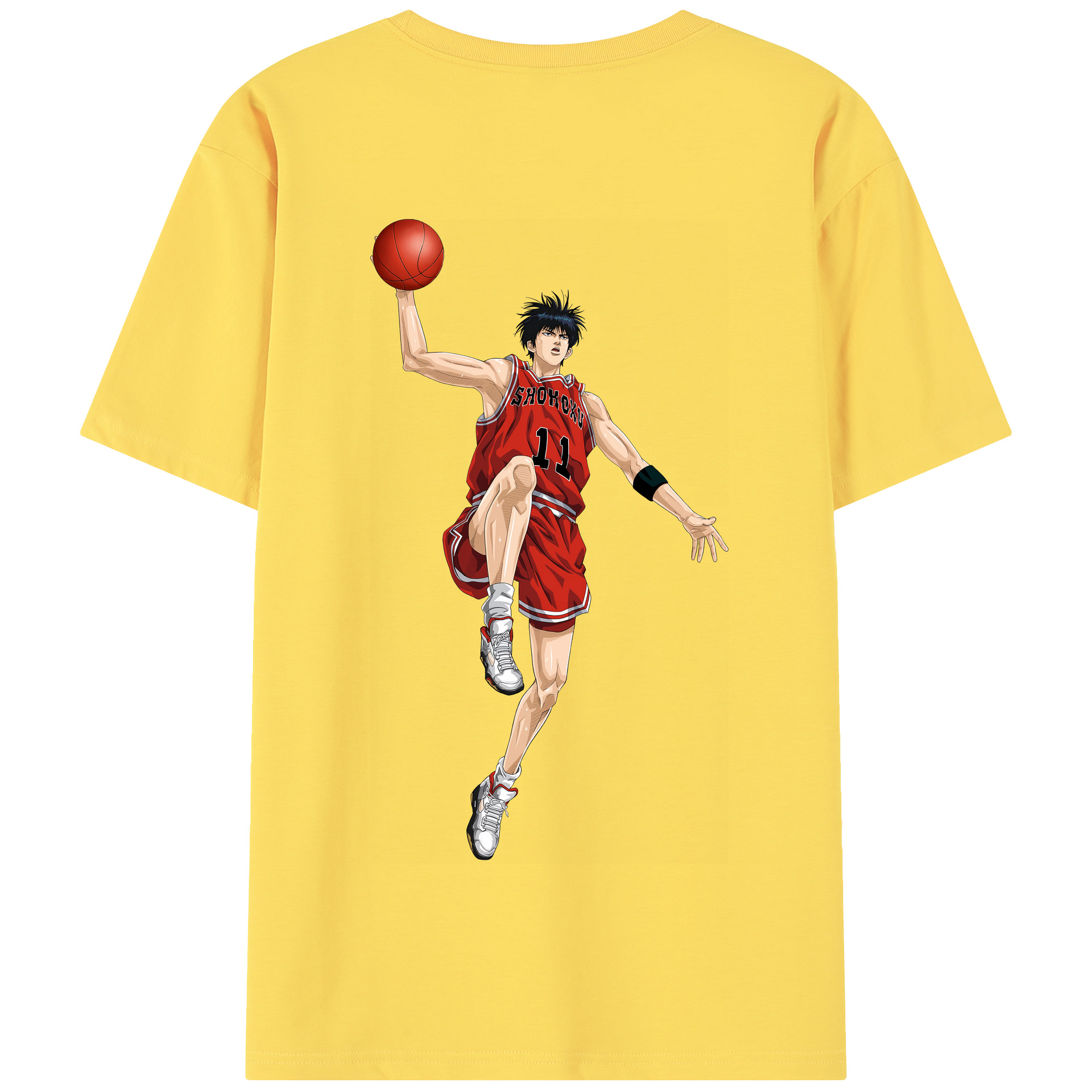 SLAM DUNK／スラムダンク 綿100％半袖Tシャツ（背面プリント）