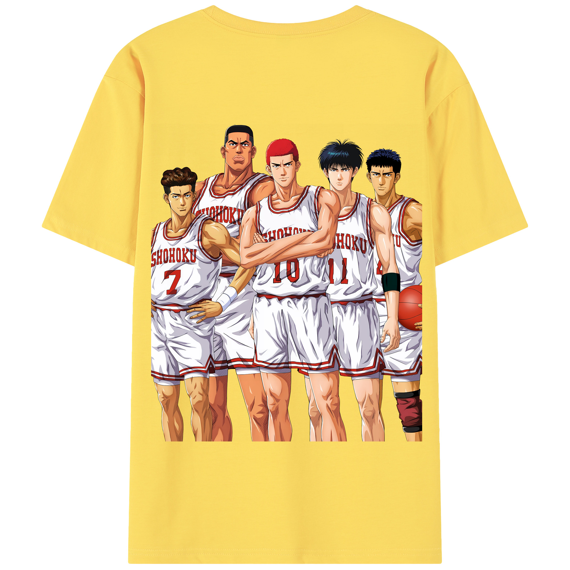 （画像用） SLAM DUNK／スラムダンク 綿100％半袖Tシャツ（背面プリント）