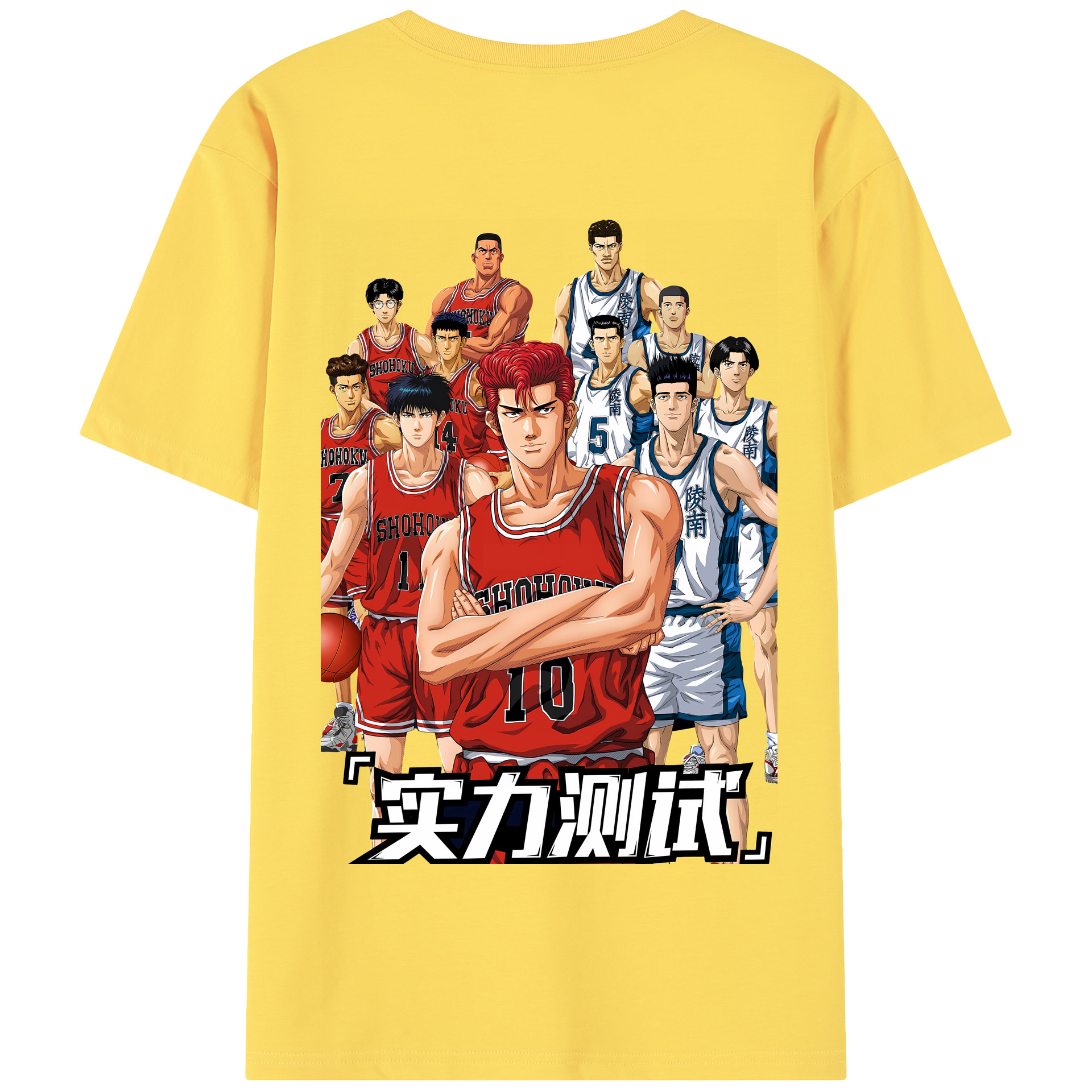 （画像用） SLAM DUNK／スラムダンク 綿100％半袖Tシャツ（背面プリント）