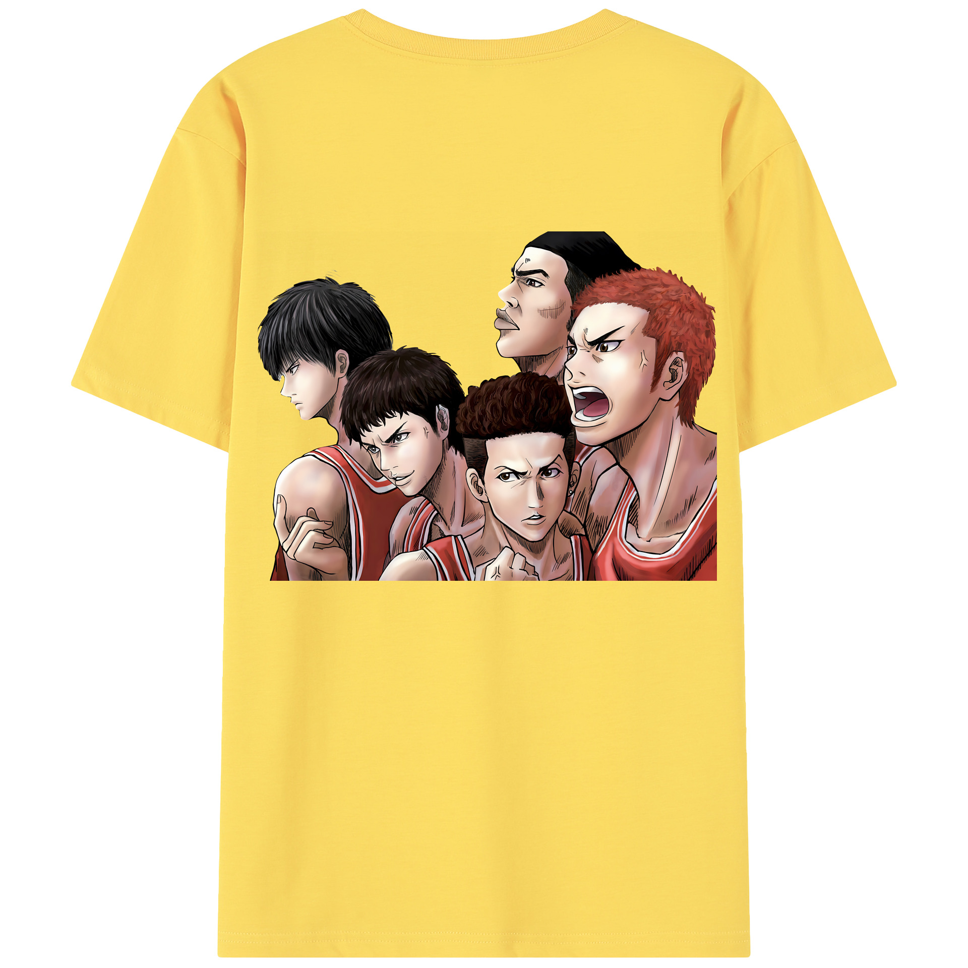 SLAM DUNK／スラムダンク 綿100％半袖Tシャツ（背面プリント）