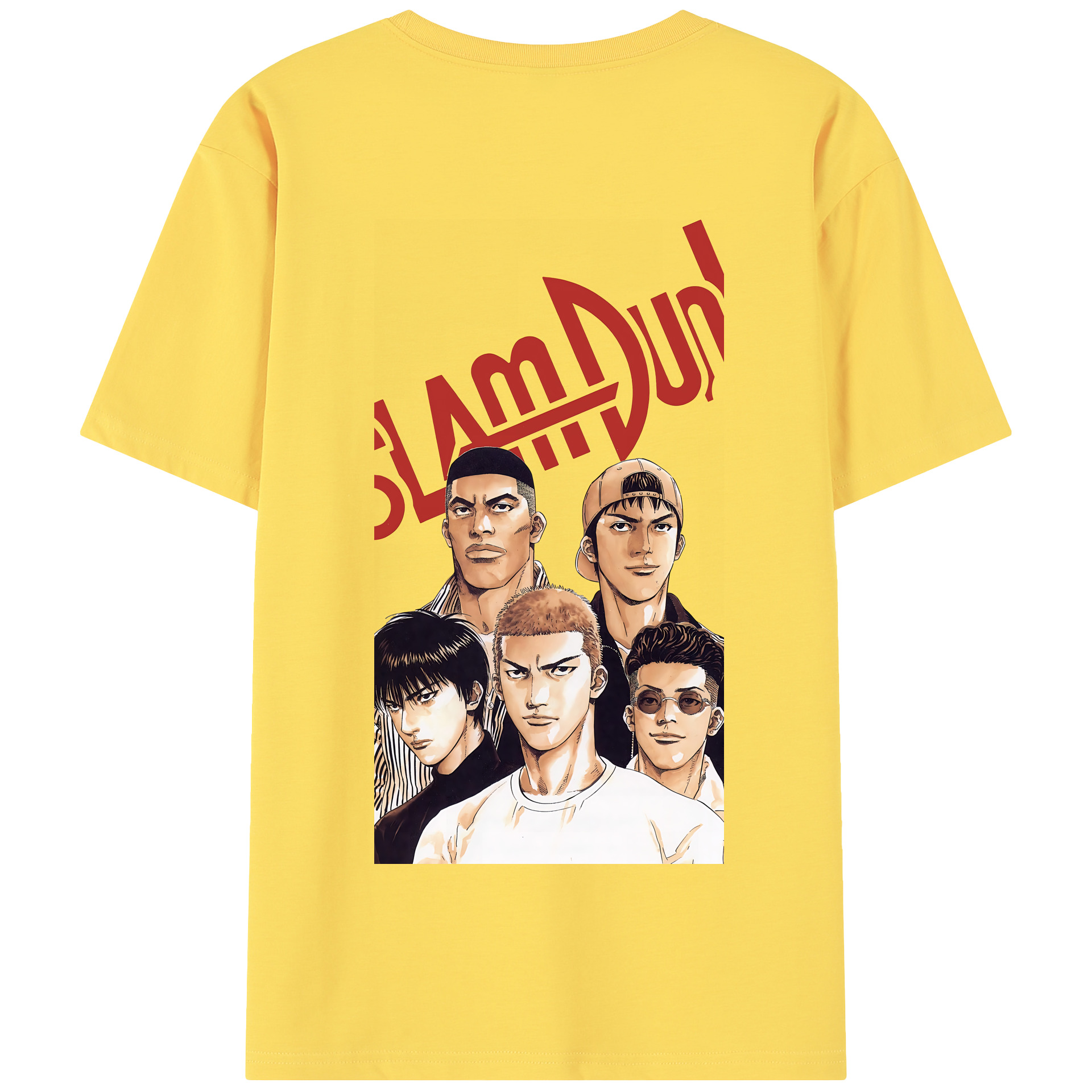 SLAM DUNK／スラムダンク 綿100％半袖Tシャツ（背面プリント）