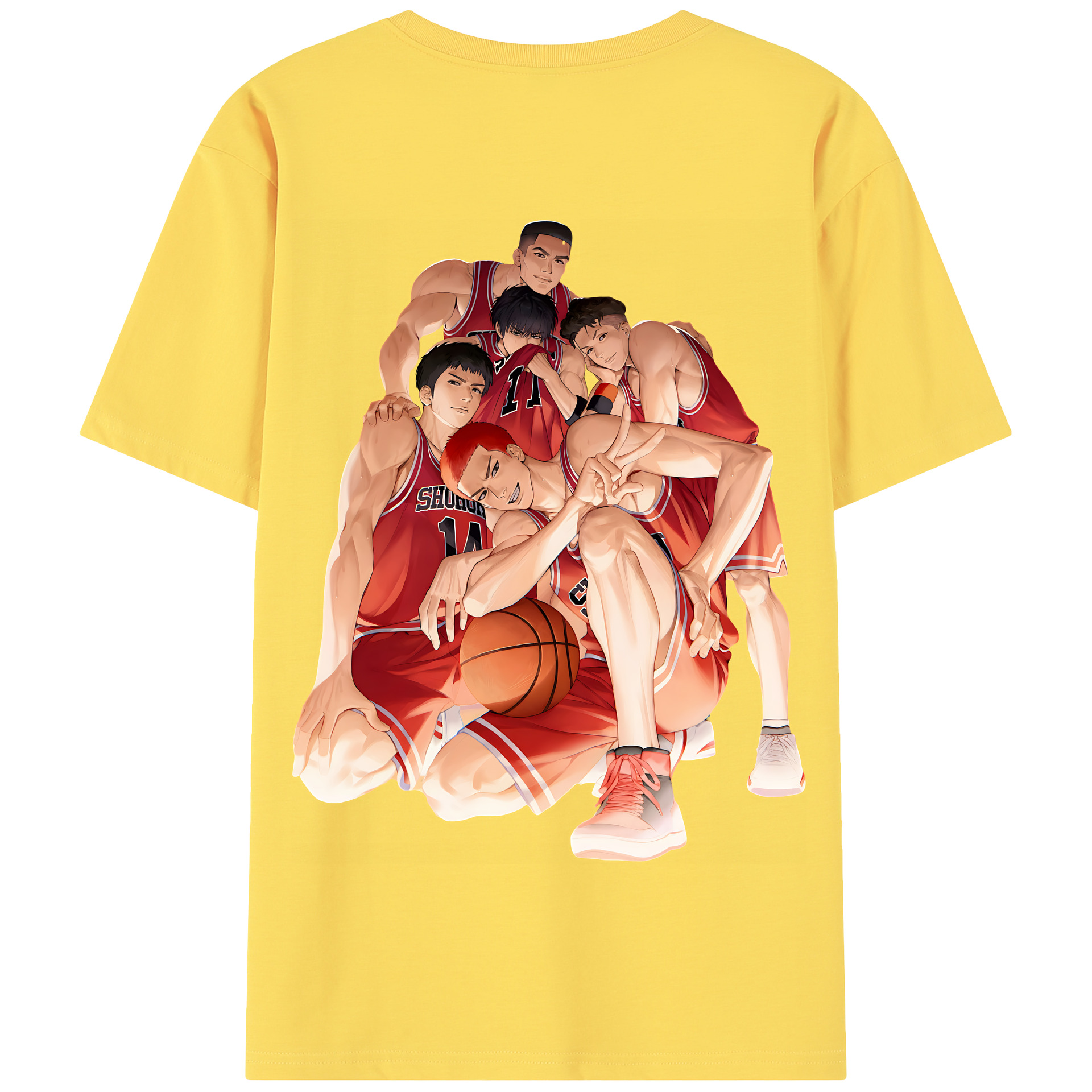 （画像用） SLAM DUNK／スラムダンク 綿100％半袖Tシャツ（背面プリント）