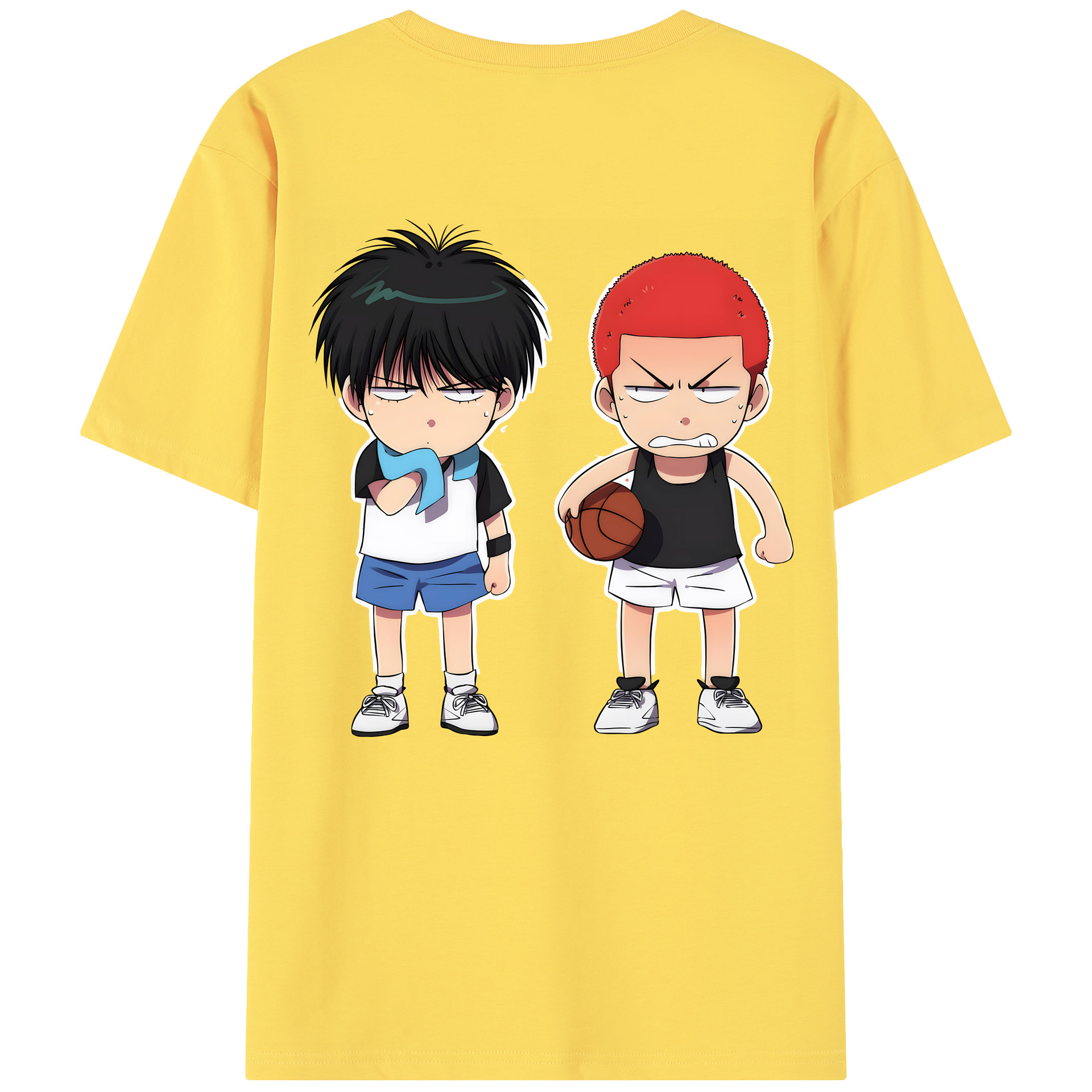 SLAM DUNK／スラムダンク 綿100％半袖Tシャツ（背面プリント）
