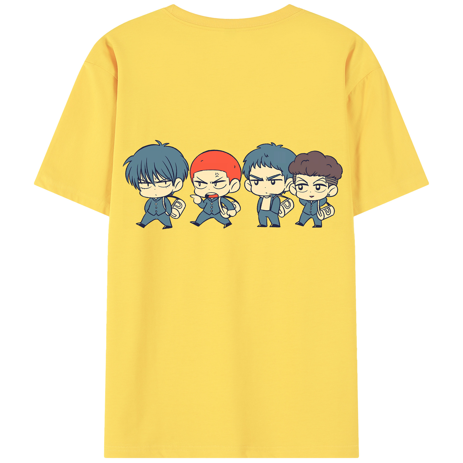 SLAM DUNK／スラムダンク 綿100％半袖Tシャツ（背面プリント）