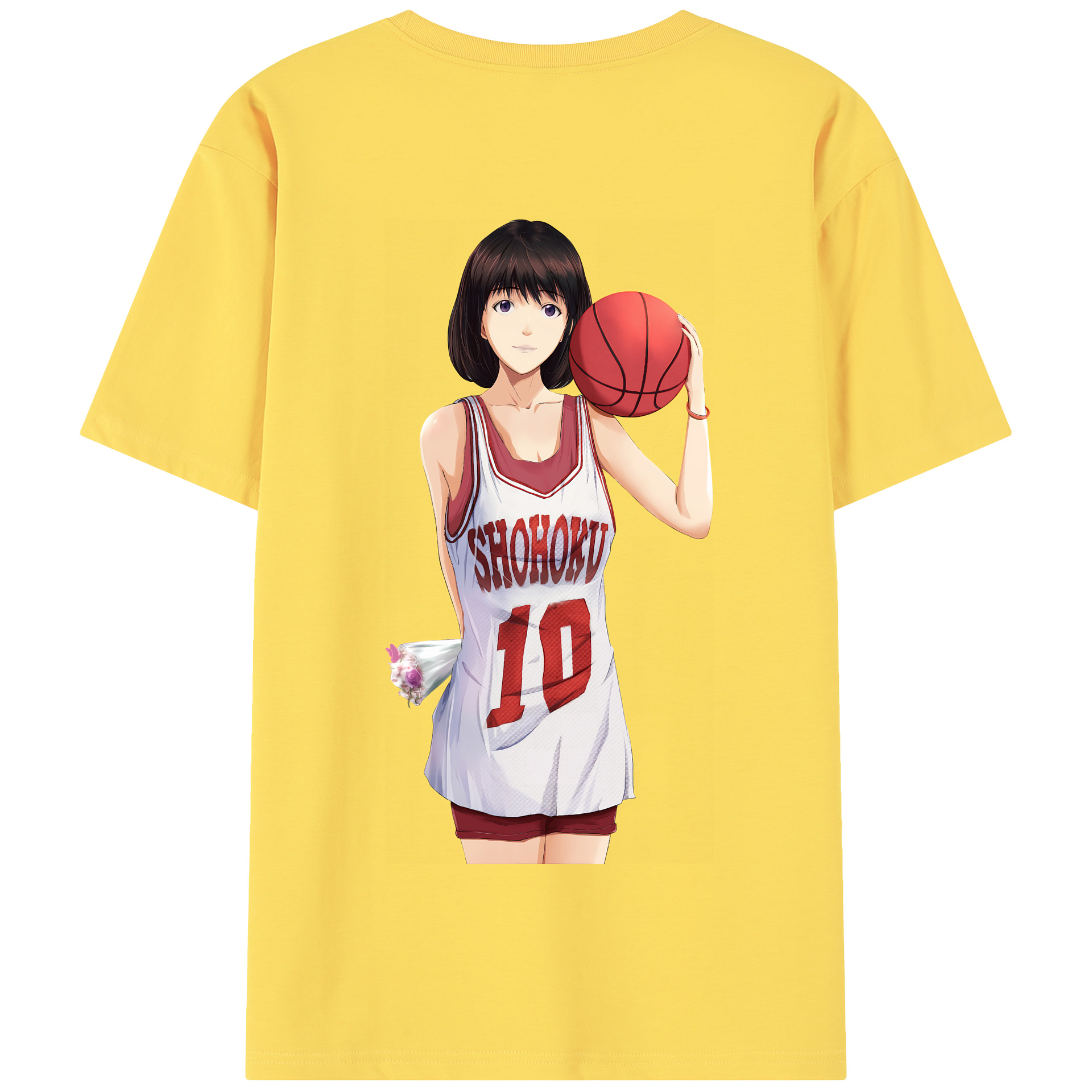 SLAM DUNK／スラムダンク 綿100％半袖Tシャツ（背面プリント）