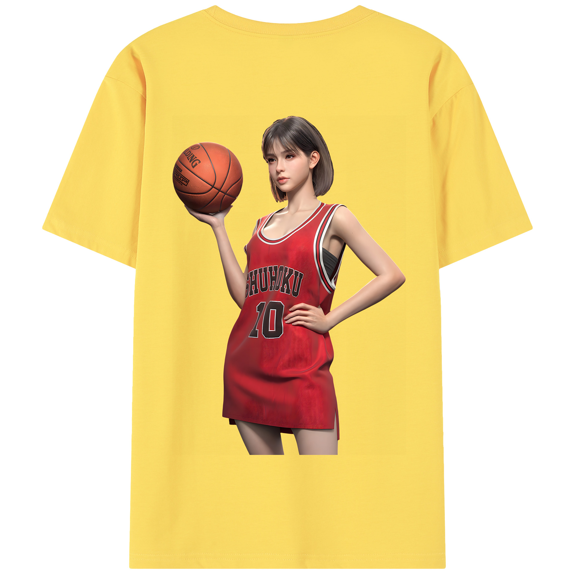 SLAM DUNK／スラムダンク 綿100％半袖Tシャツ（背面プリント）