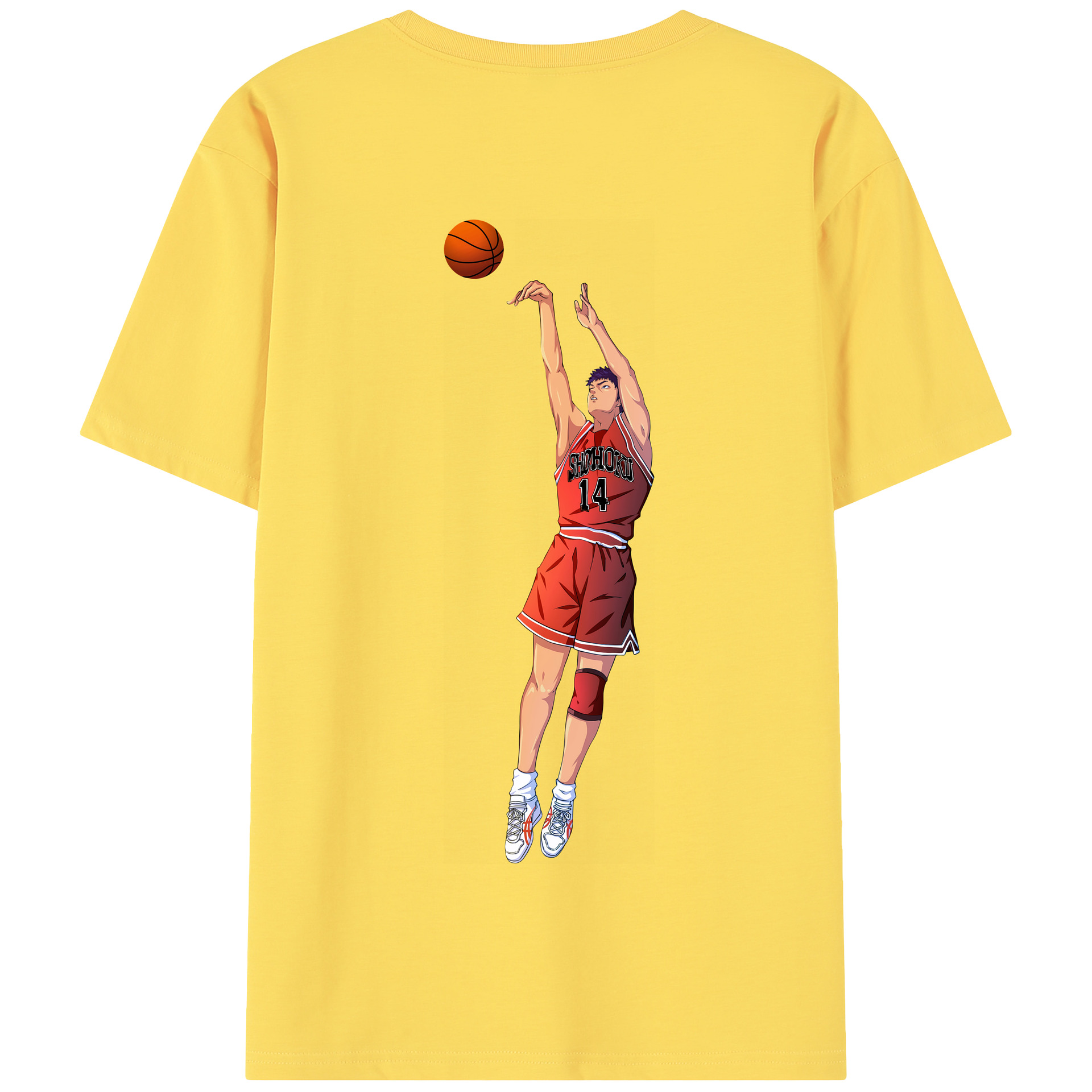 SLAM DUNK／スラムダンク 綿100％半袖Tシャツ（背面プリント）