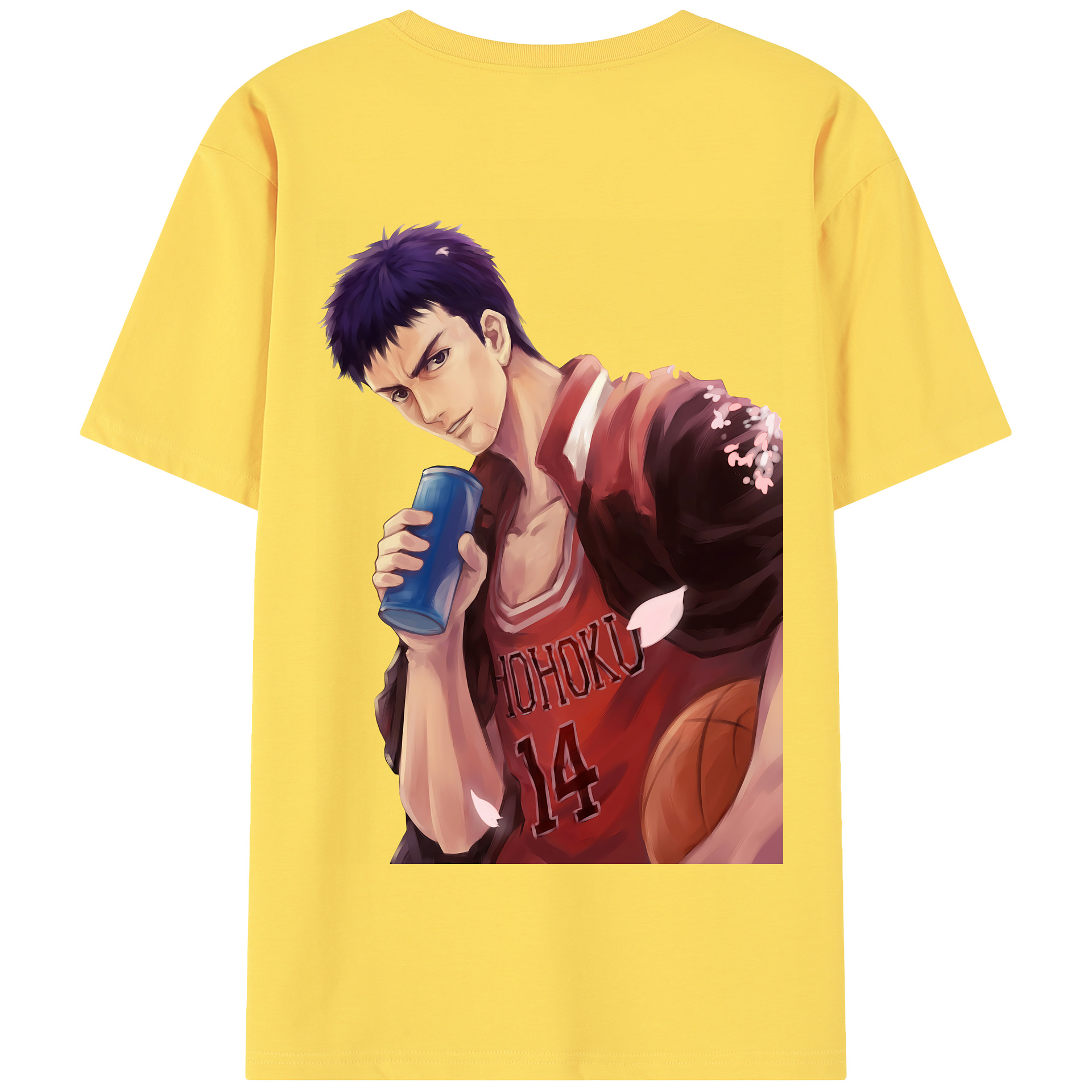 SLAM DUNK／スラムダンク 綿100％半袖Tシャツ（背面プリント）