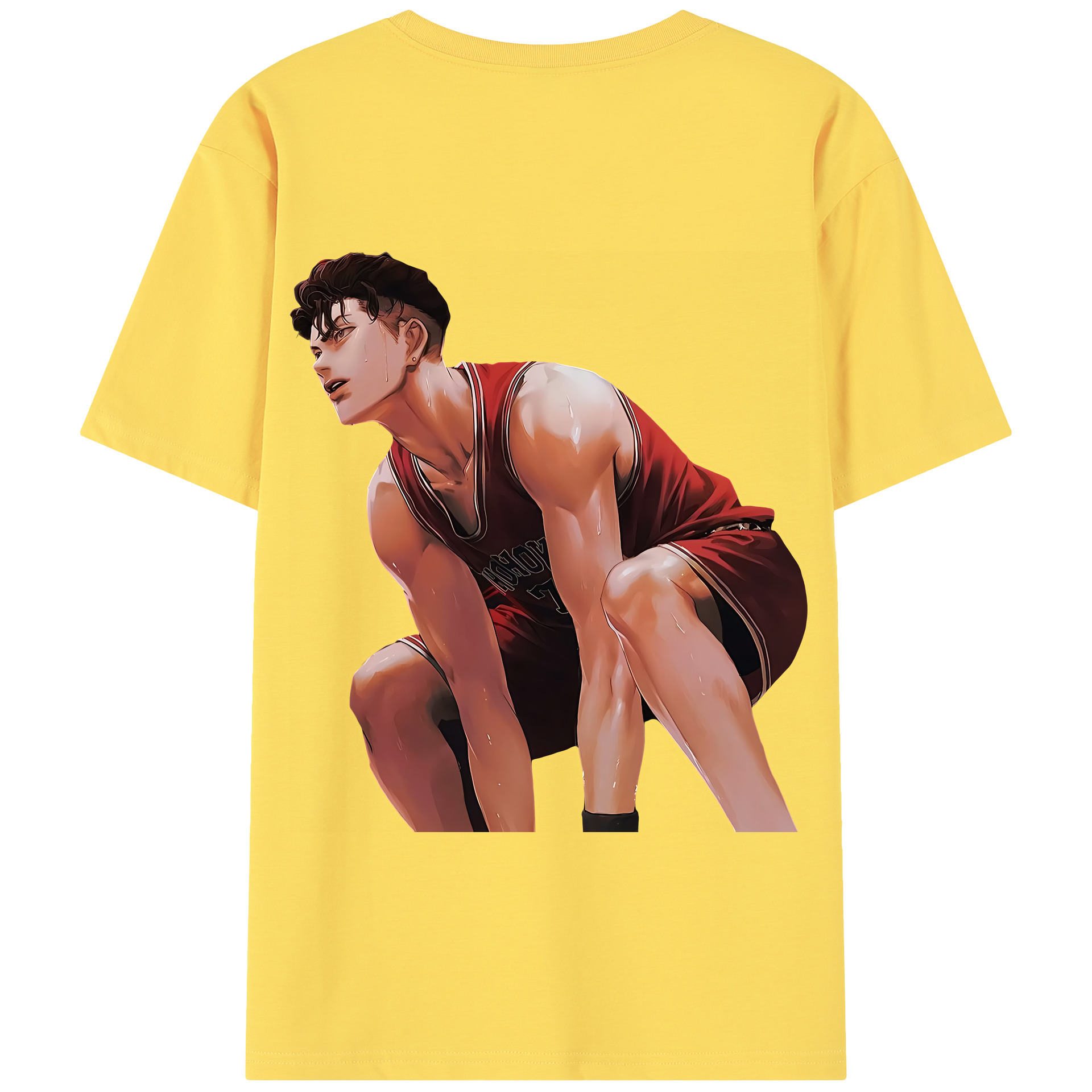 SLAM DUNK／スラムダンク 綿100％半袖Tシャツ（背面プリント）