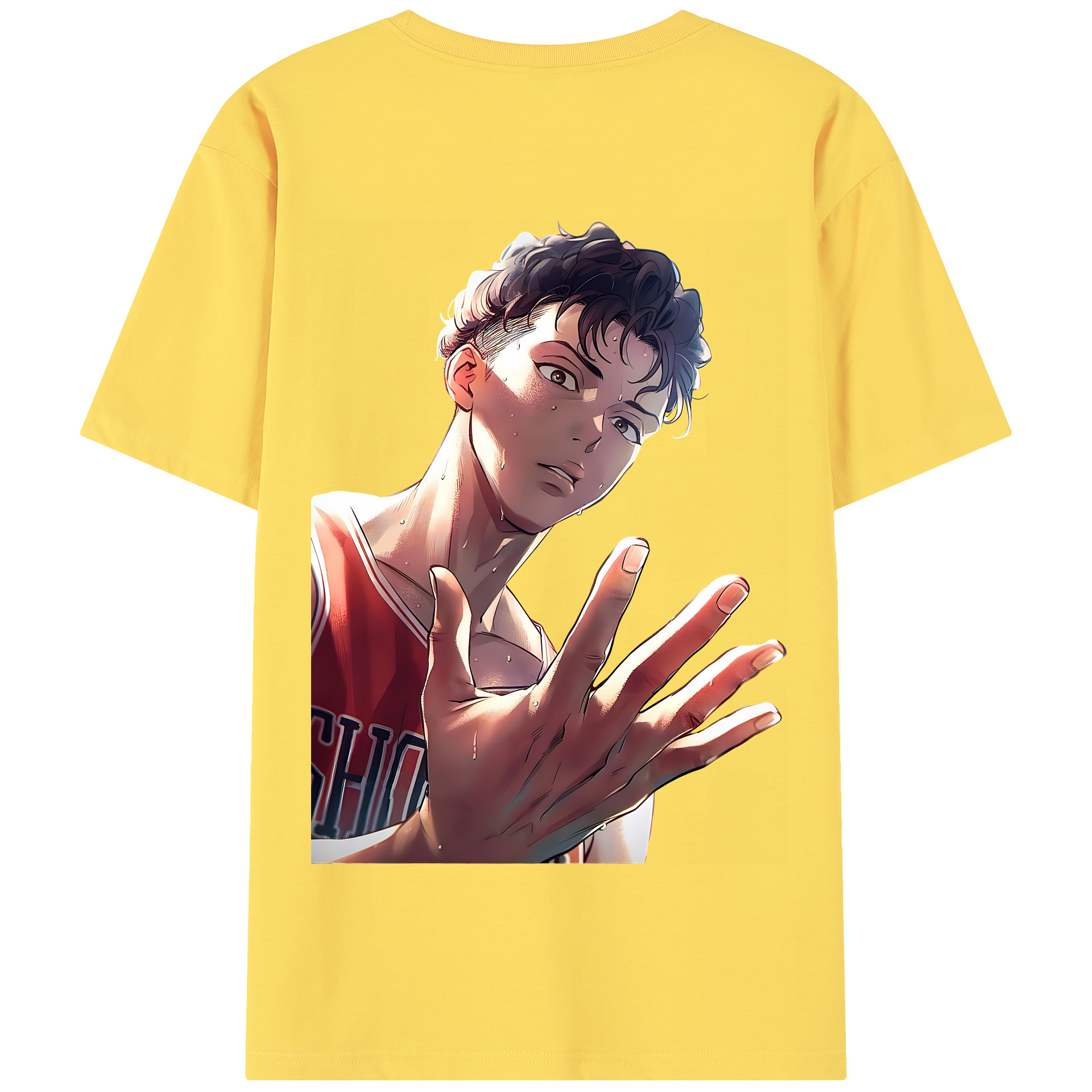 SLAM DUNK／スラムダンク 綿100％半袖Tシャツ（背面プリント）