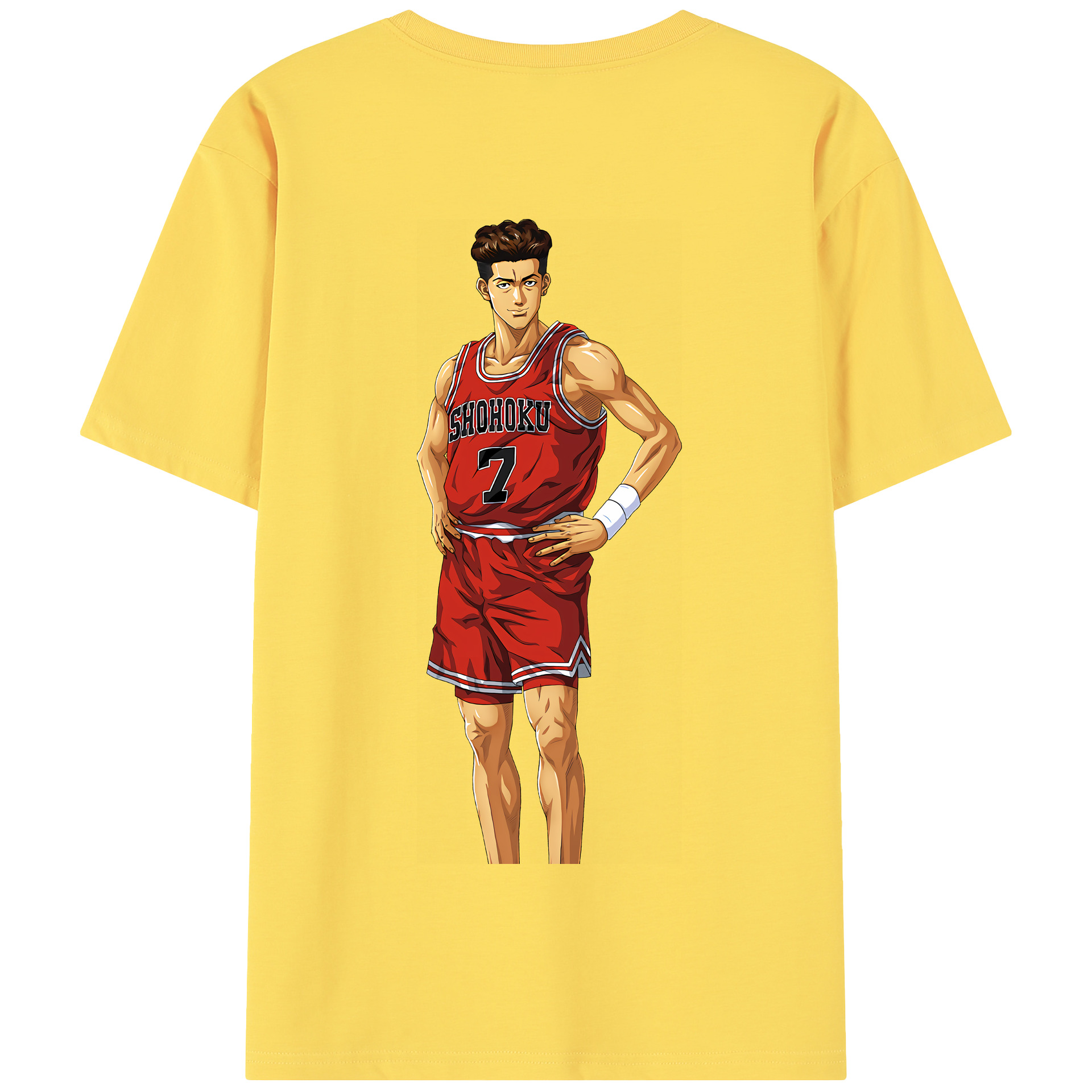 SLAM DUNK／スラムダンク 綿100％半袖Tシャツ（背面プリント）
