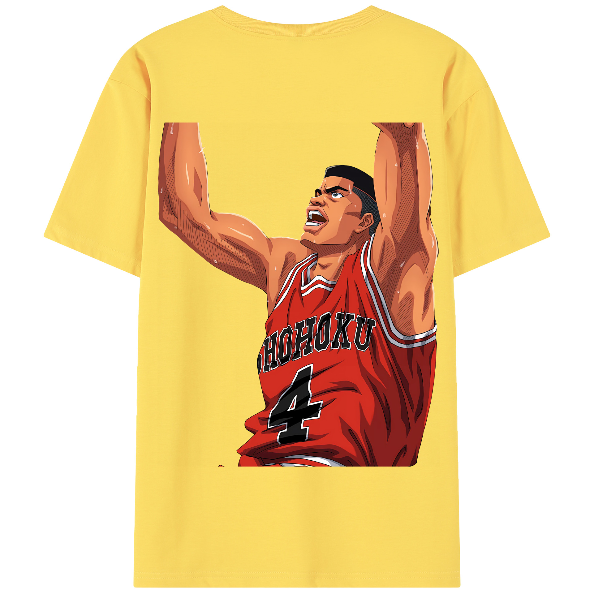 SLAM DUNK／スラムダンク 綿100％半袖Tシャツ（背面プリント）