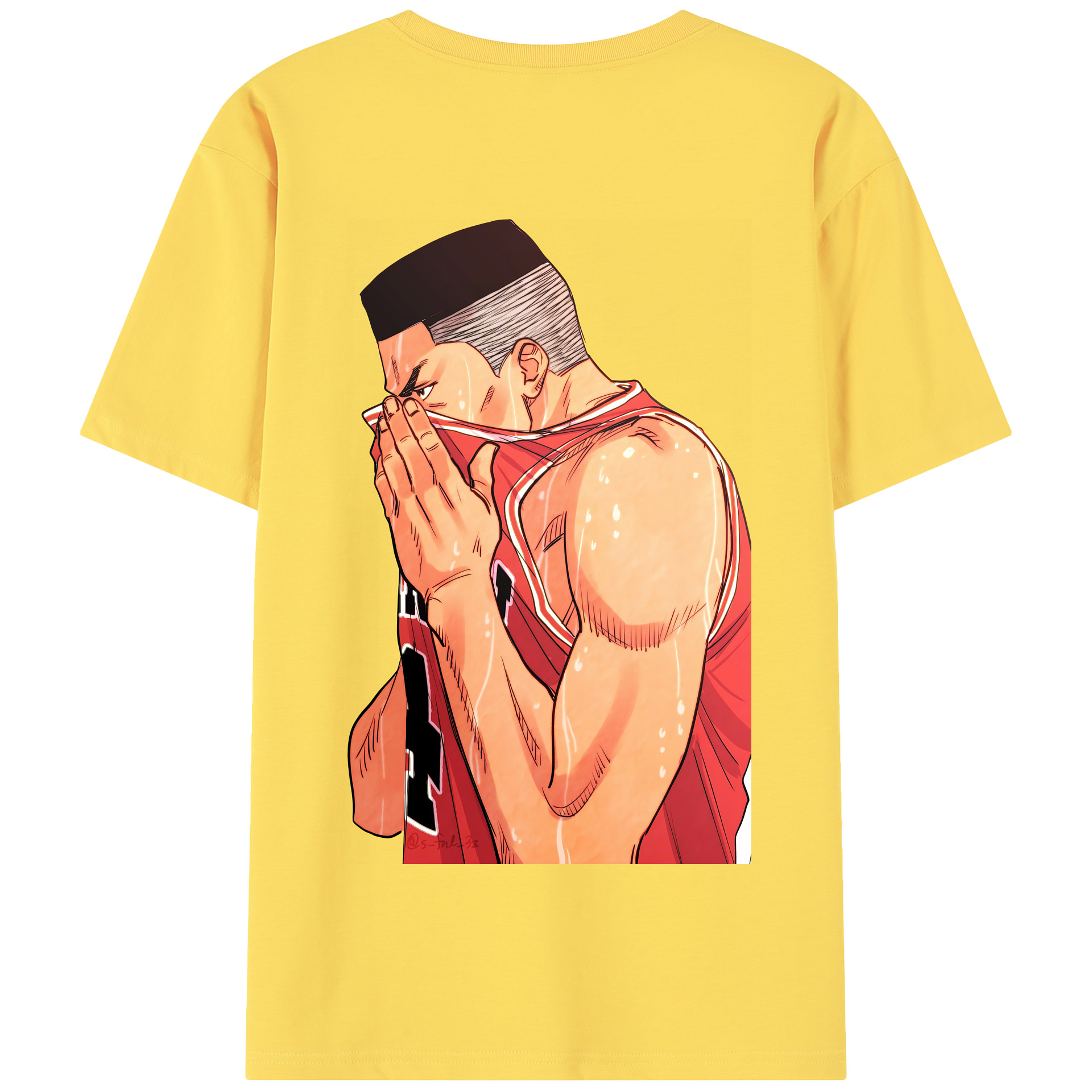 SLAM DUNK／スラムダンク 綿100％半袖Tシャツ（背面プリント）