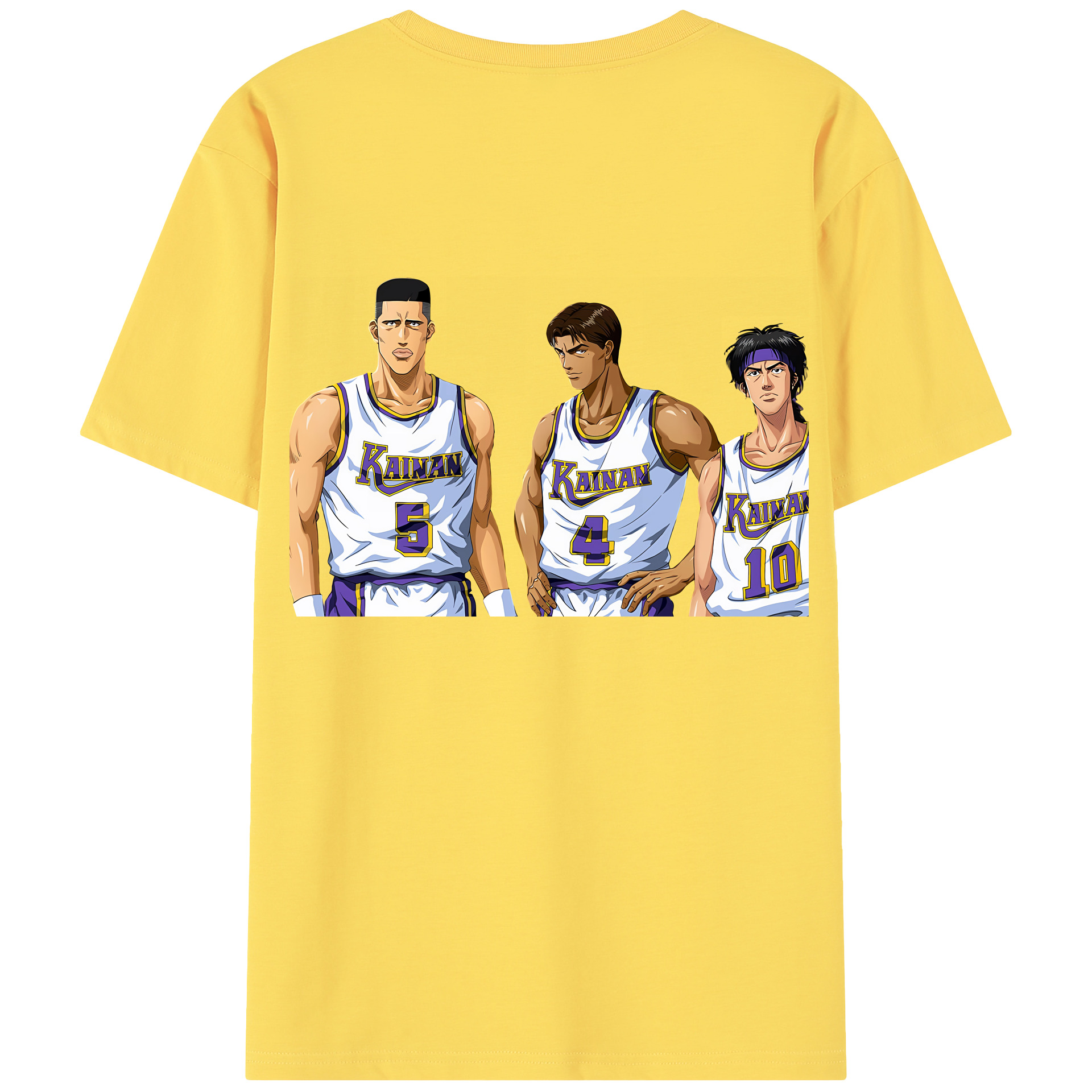 SLAM DUNK／スラムダンク 綿100％半袖Tシャツ（背面プリント）