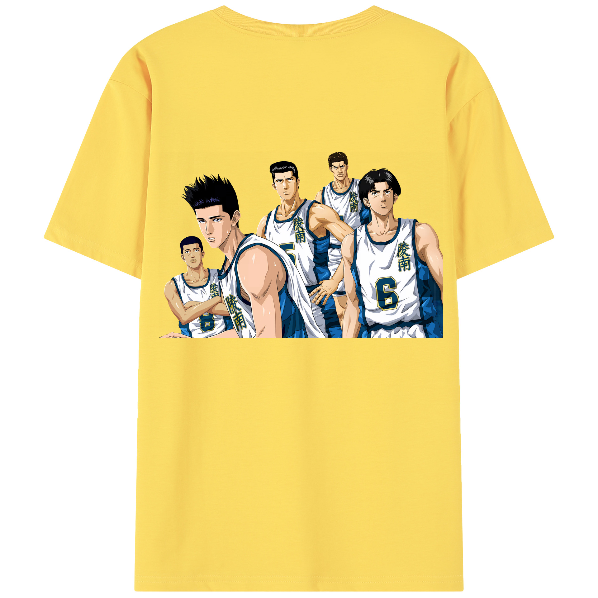 SLAM DUNK／スラムダンク 綿100％半袖Tシャツ（背面プリント）