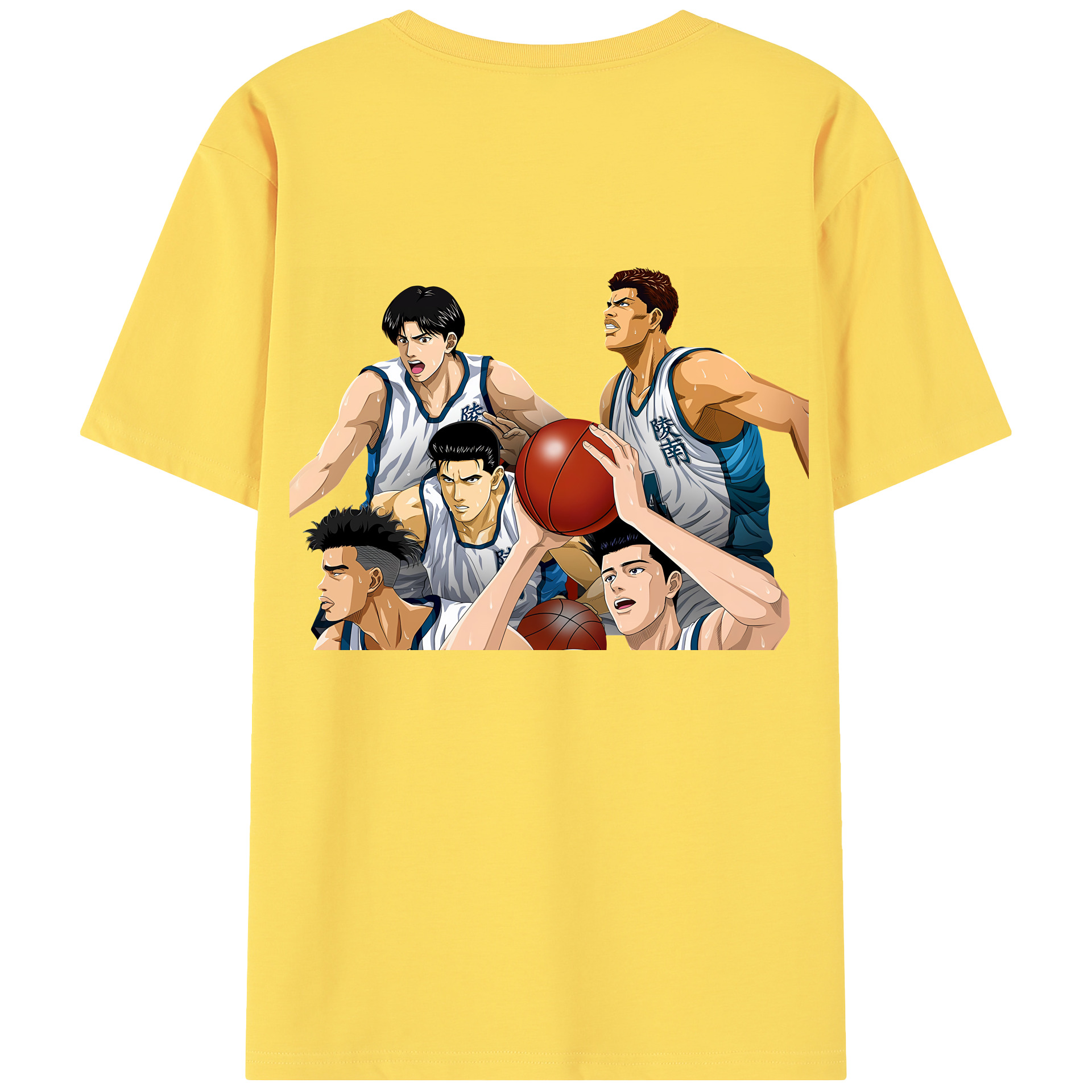 SLAM DUNK／スラムダンク 綿100％半袖Tシャツ（背面プリント）