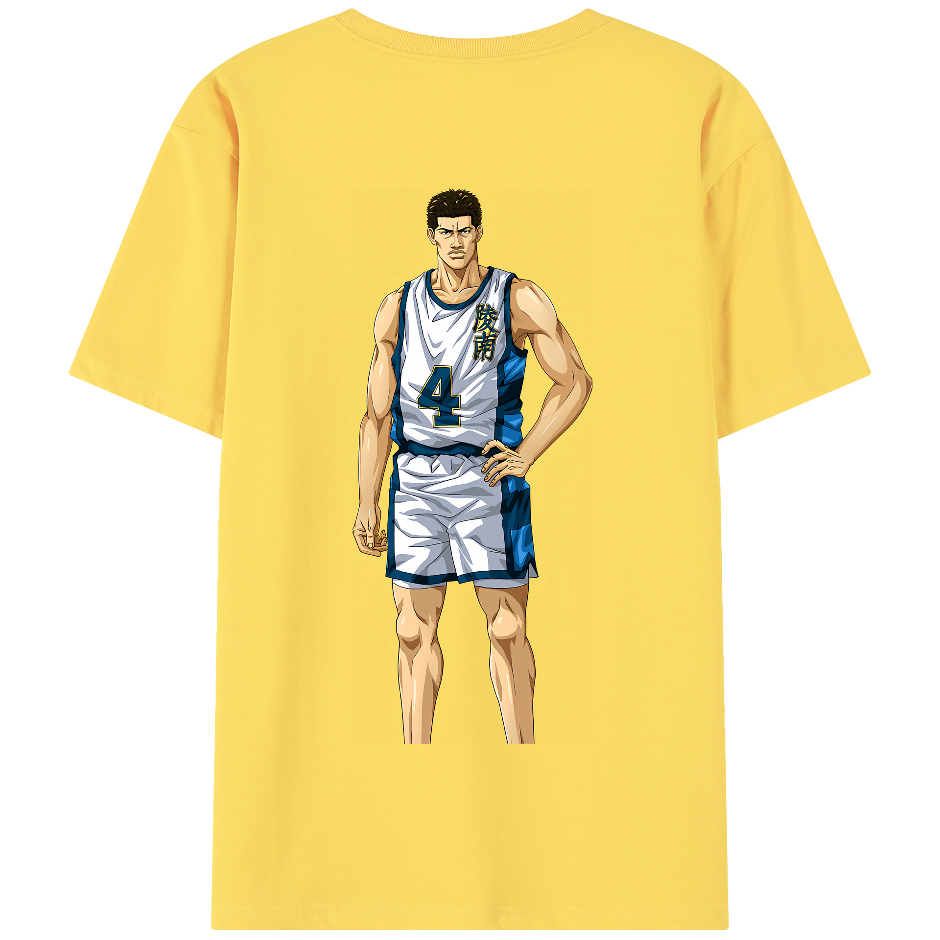 SLAM DUNK／スラムダンク 綿100％半袖Tシャツ（背面プリント）