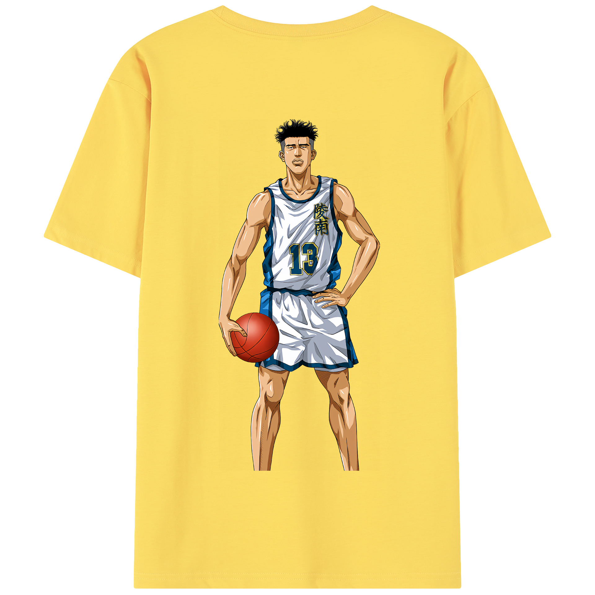 SLAM DUNK／スラムダンク 綿100％半袖Tシャツ（背面プリント）