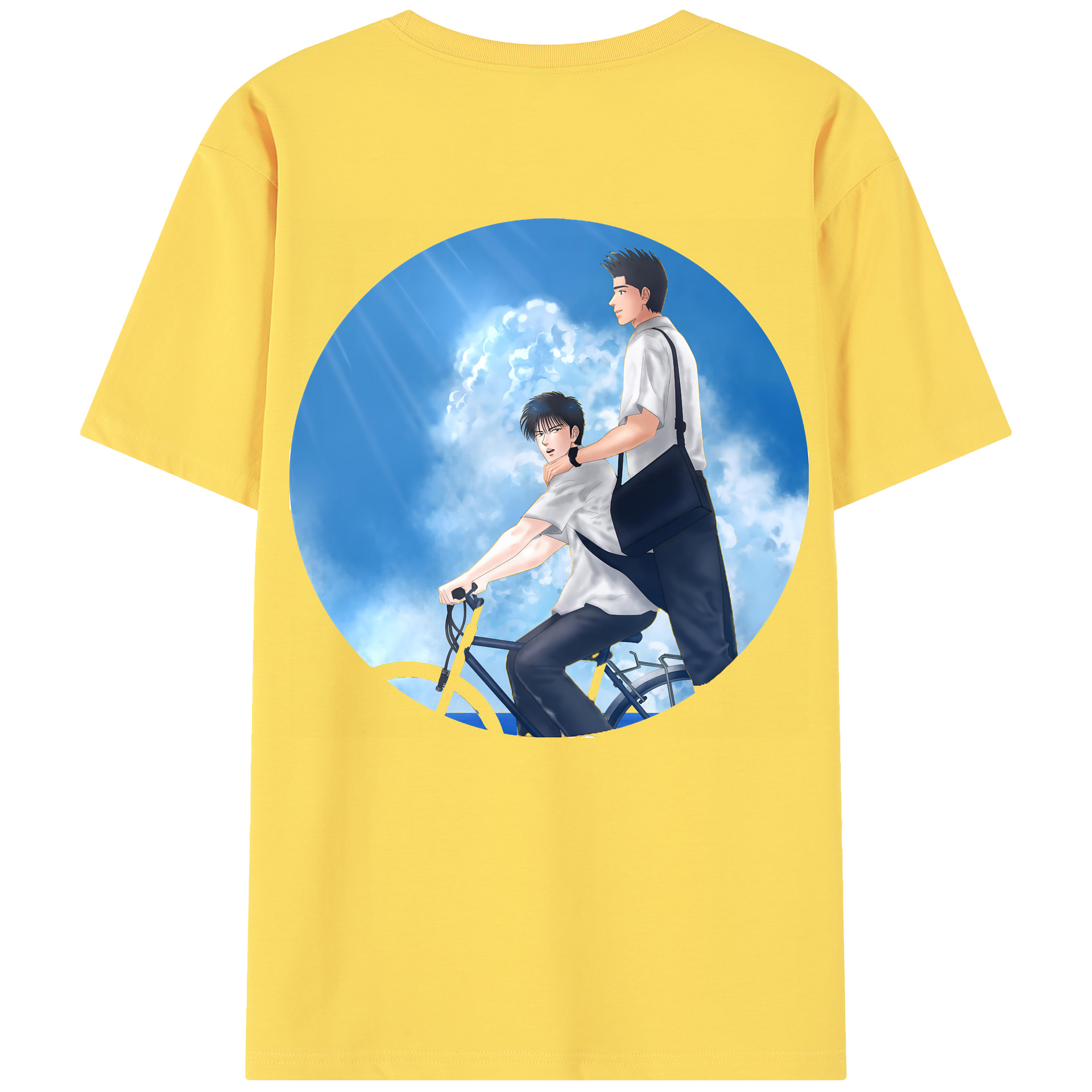 SLAM DUNK／スラムダンク 綿100％半袖Tシャツ（背面プリント）