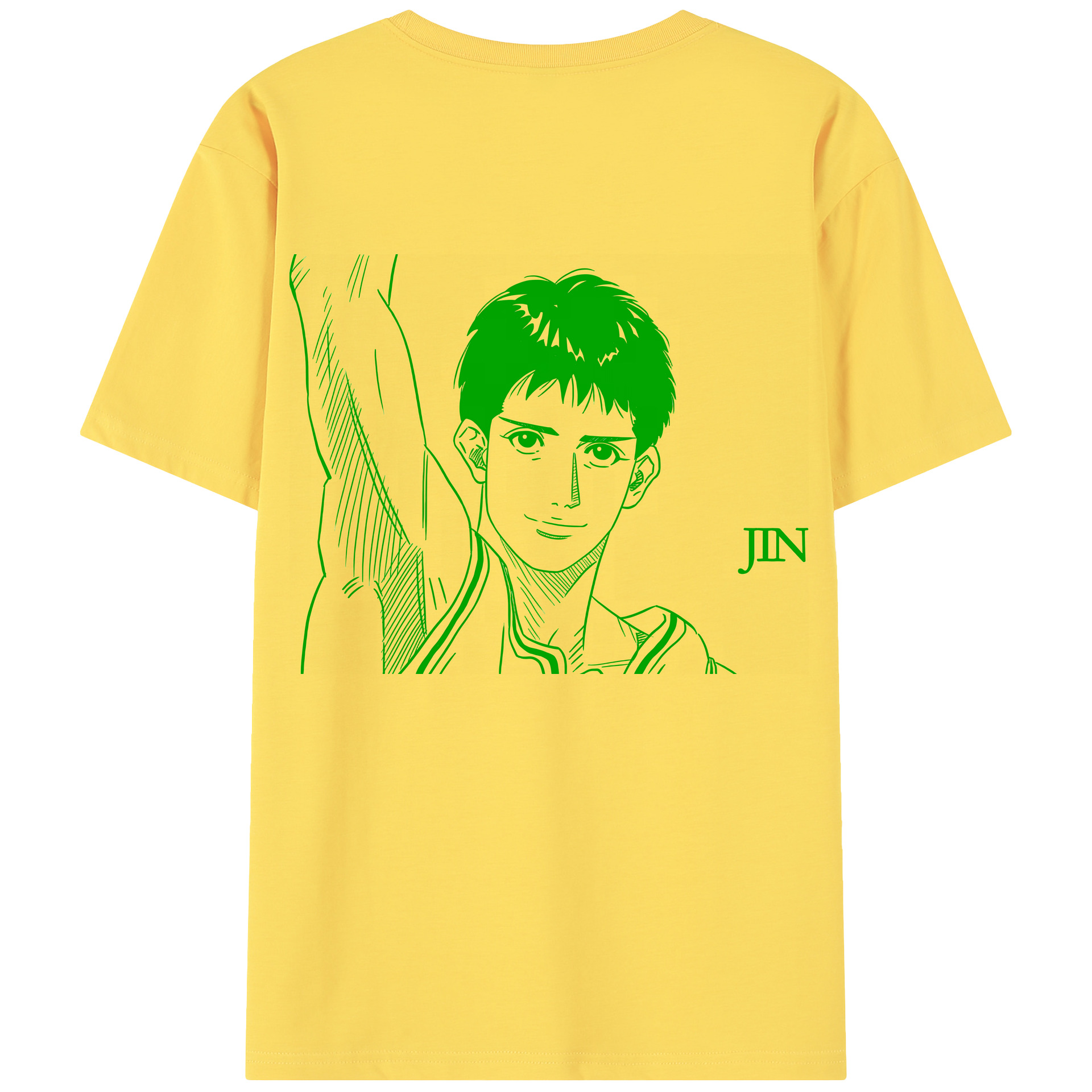 SLAM DUNK／スラムダンク 綿100％半袖Tシャツ（背面プリント）