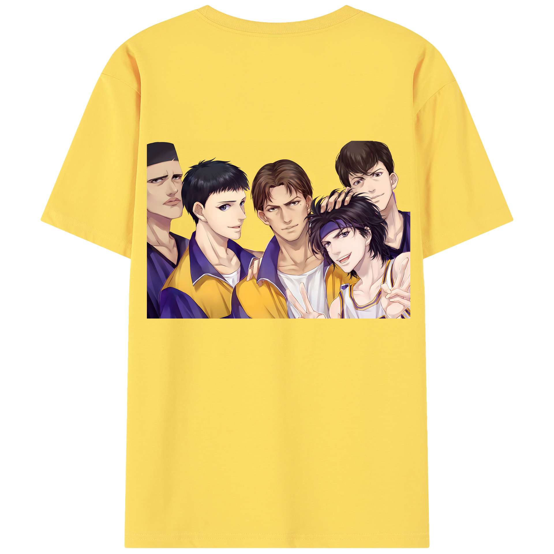 SLAM DUNK／スラムダンク 綿100％半袖Tシャツ（背面プリント）
