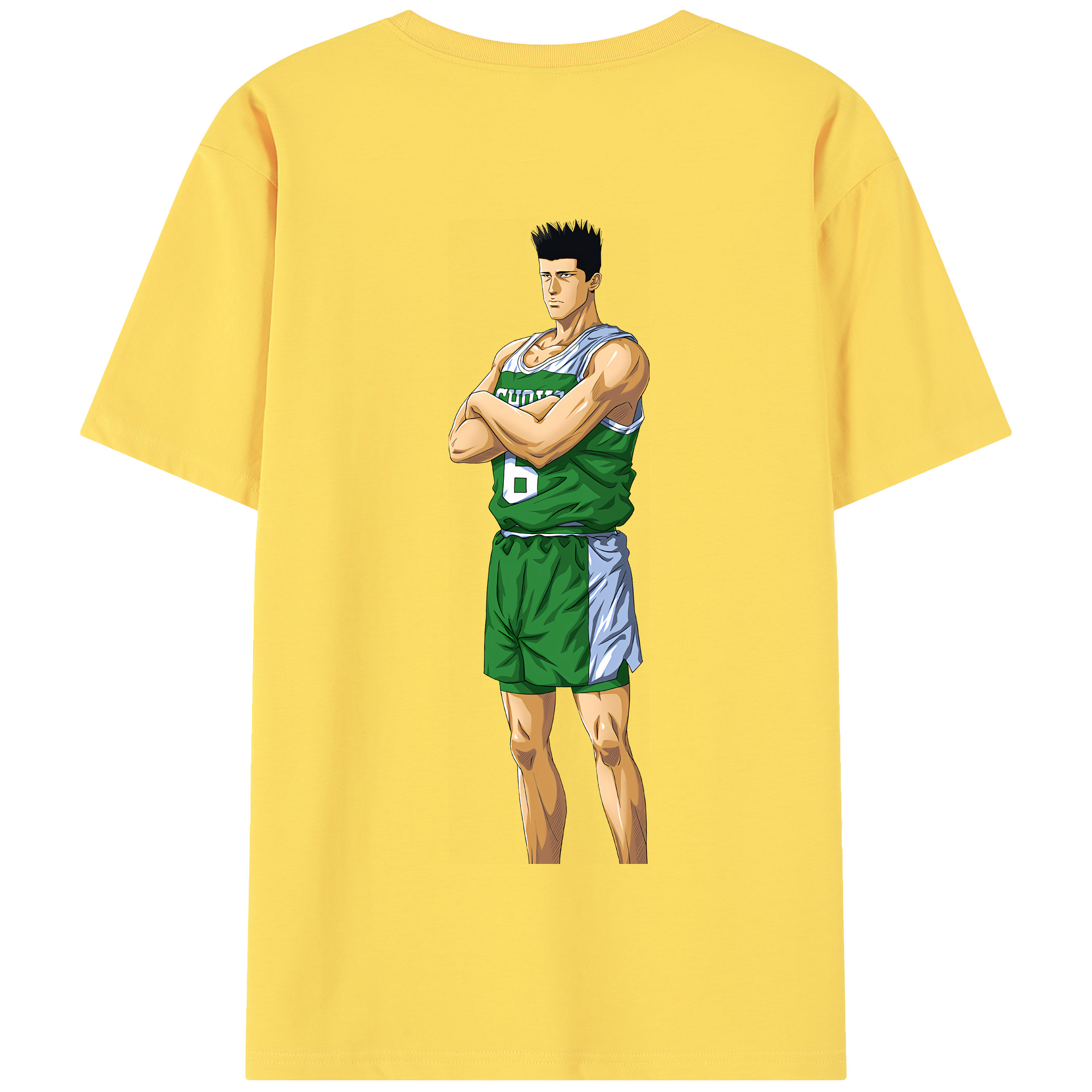 SLAM DUNK／スラムダンク 綿100％半袖Tシャツ（背面プリント）