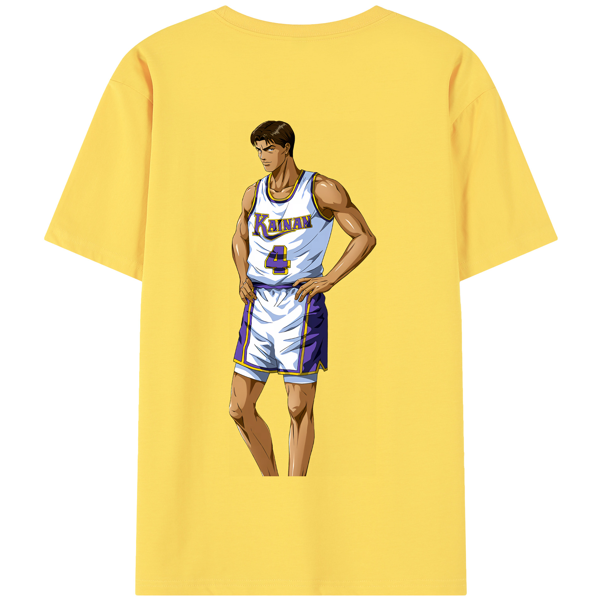 SLAM DUNK／スラムダンク 綿100％半袖Tシャツ（背面プリント）