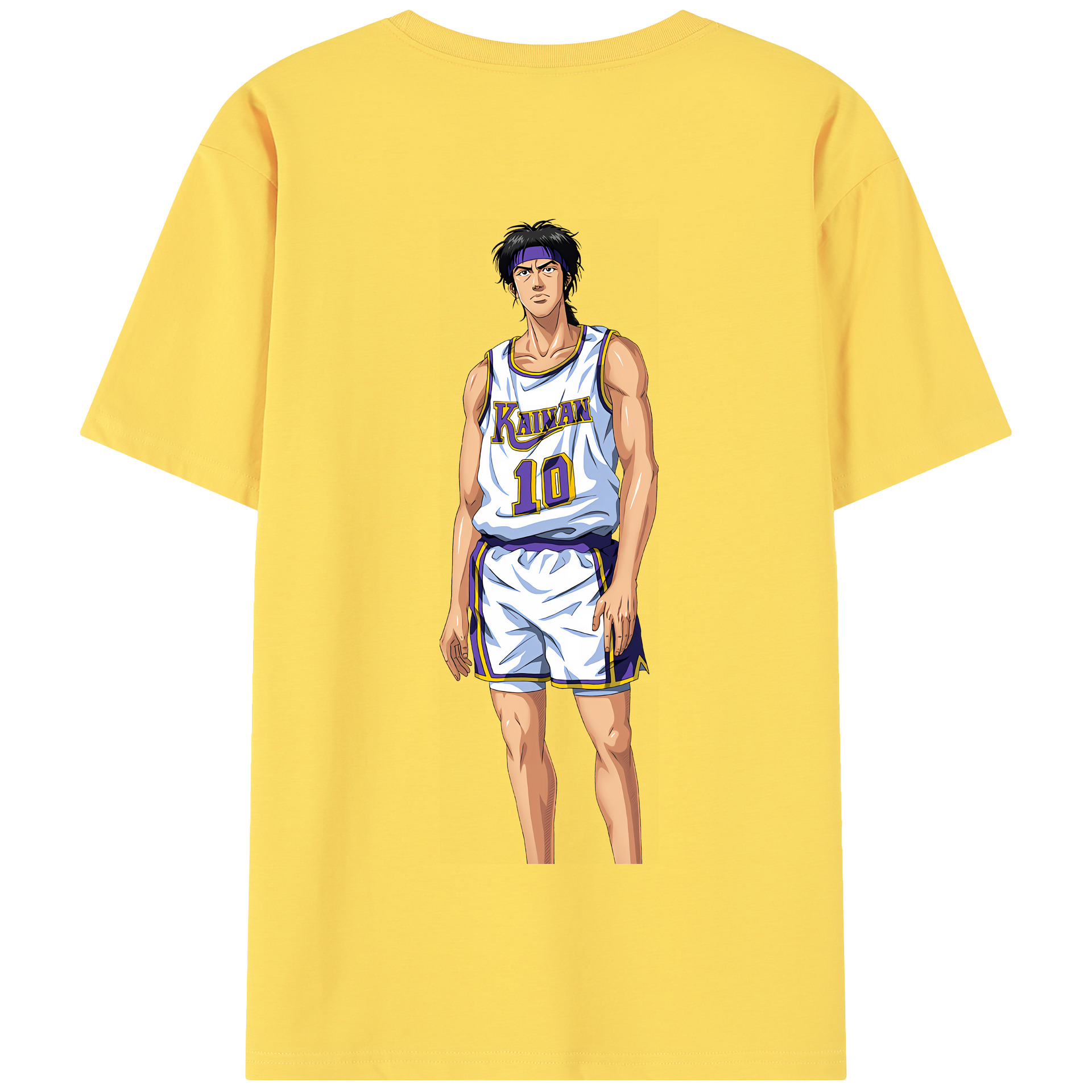 SLAM DUNK／スラムダンク 綿100％半袖Tシャツ（背面プリント）