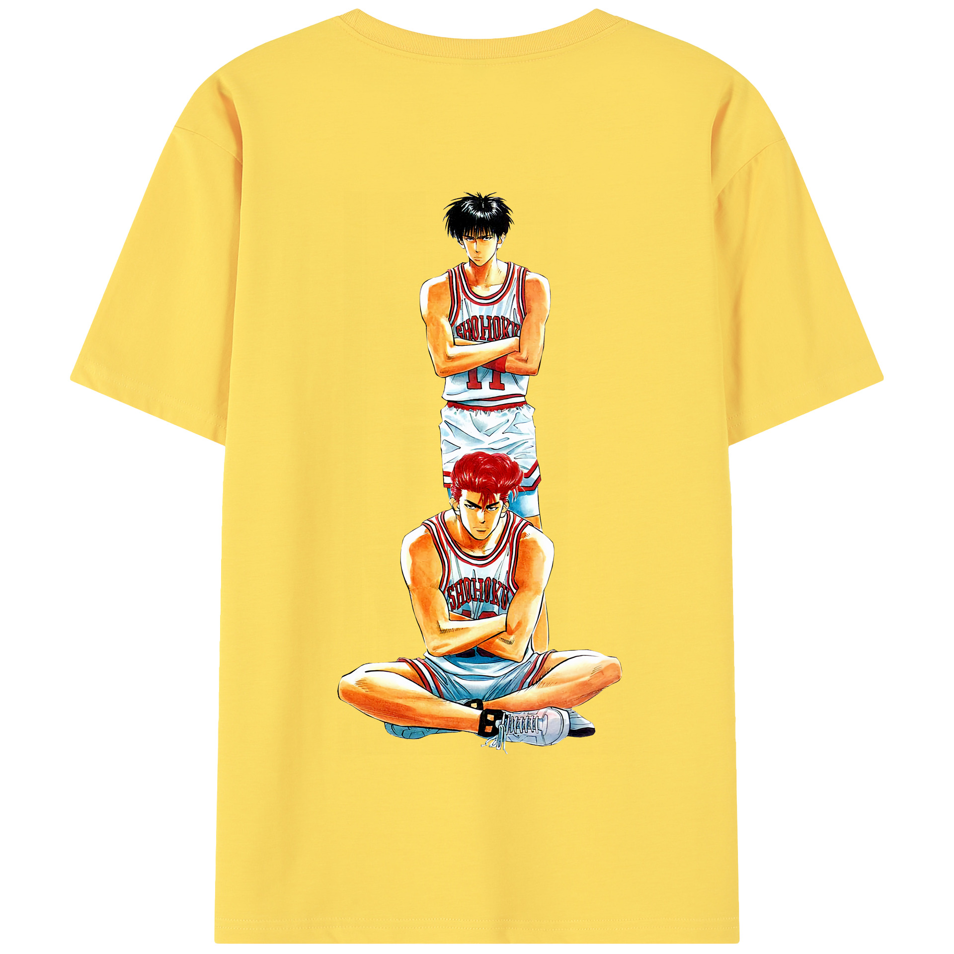 SLAM DUNK／スラムダンク 綿100％半袖Tシャツ（背面プリント）