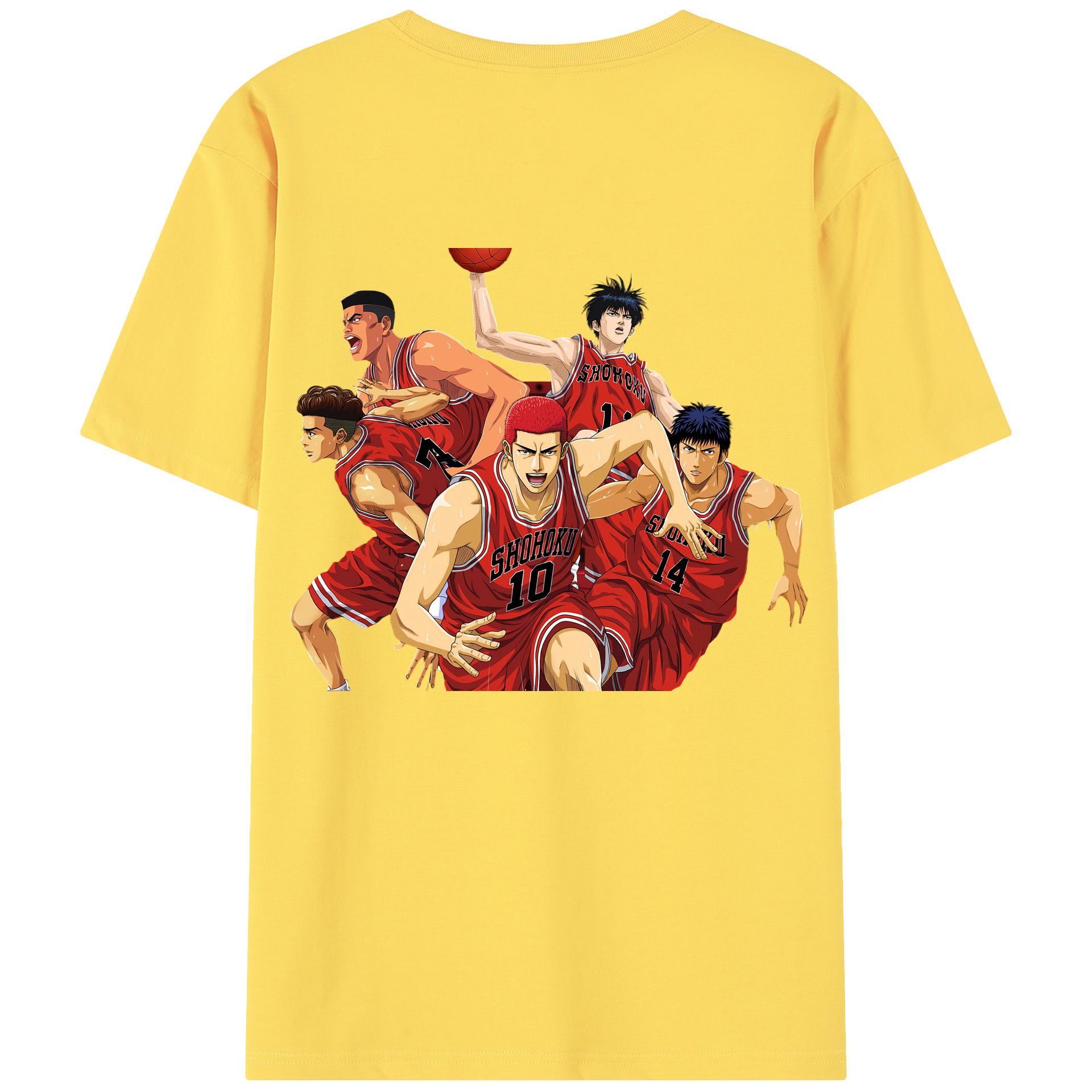 （画像用） SLAM DUNK／スラムダンク 綿100％半袖Tシャツ（背面プリント）