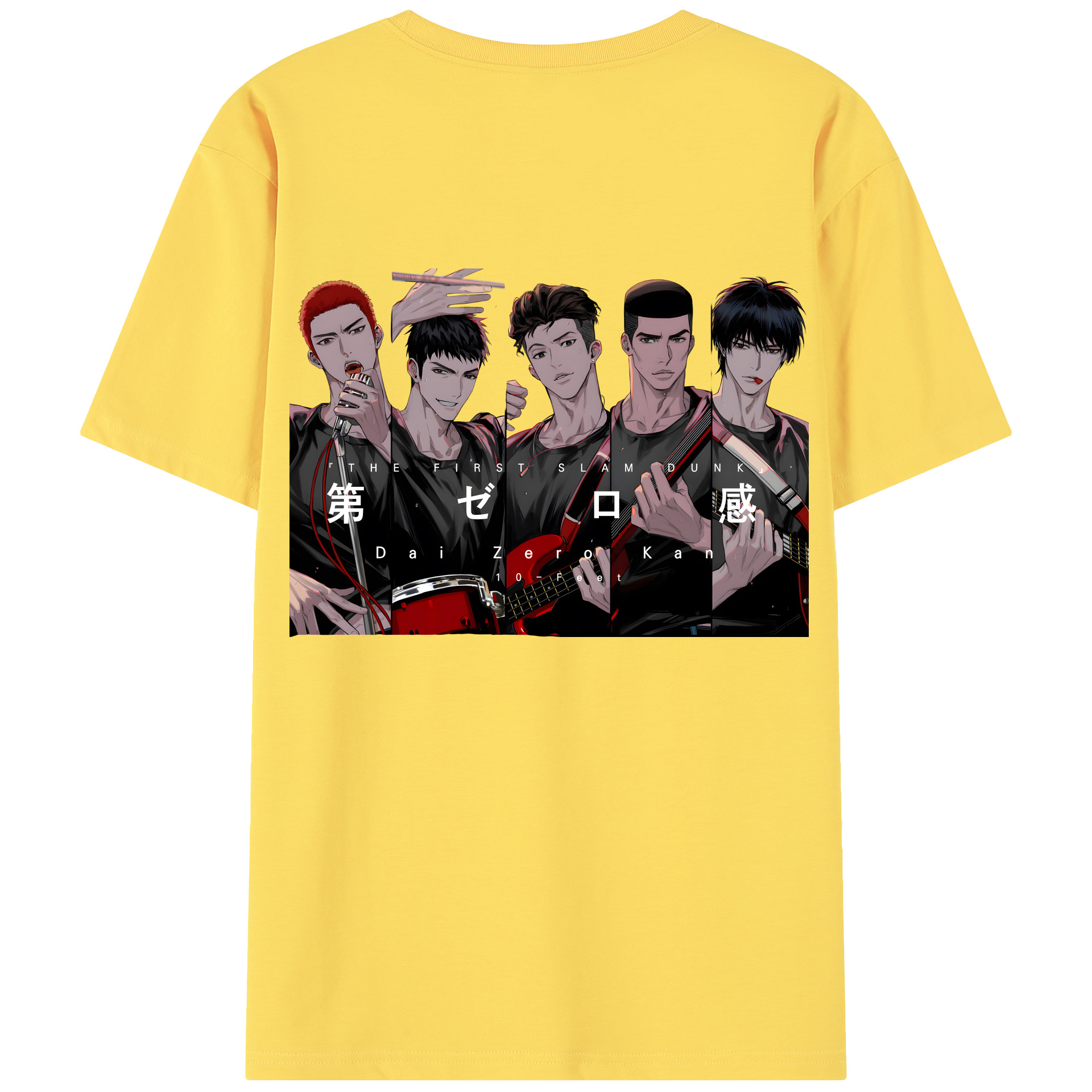 SLAM DUNK／スラムダンク 綿100％半袖Tシャツ（背面プリント）