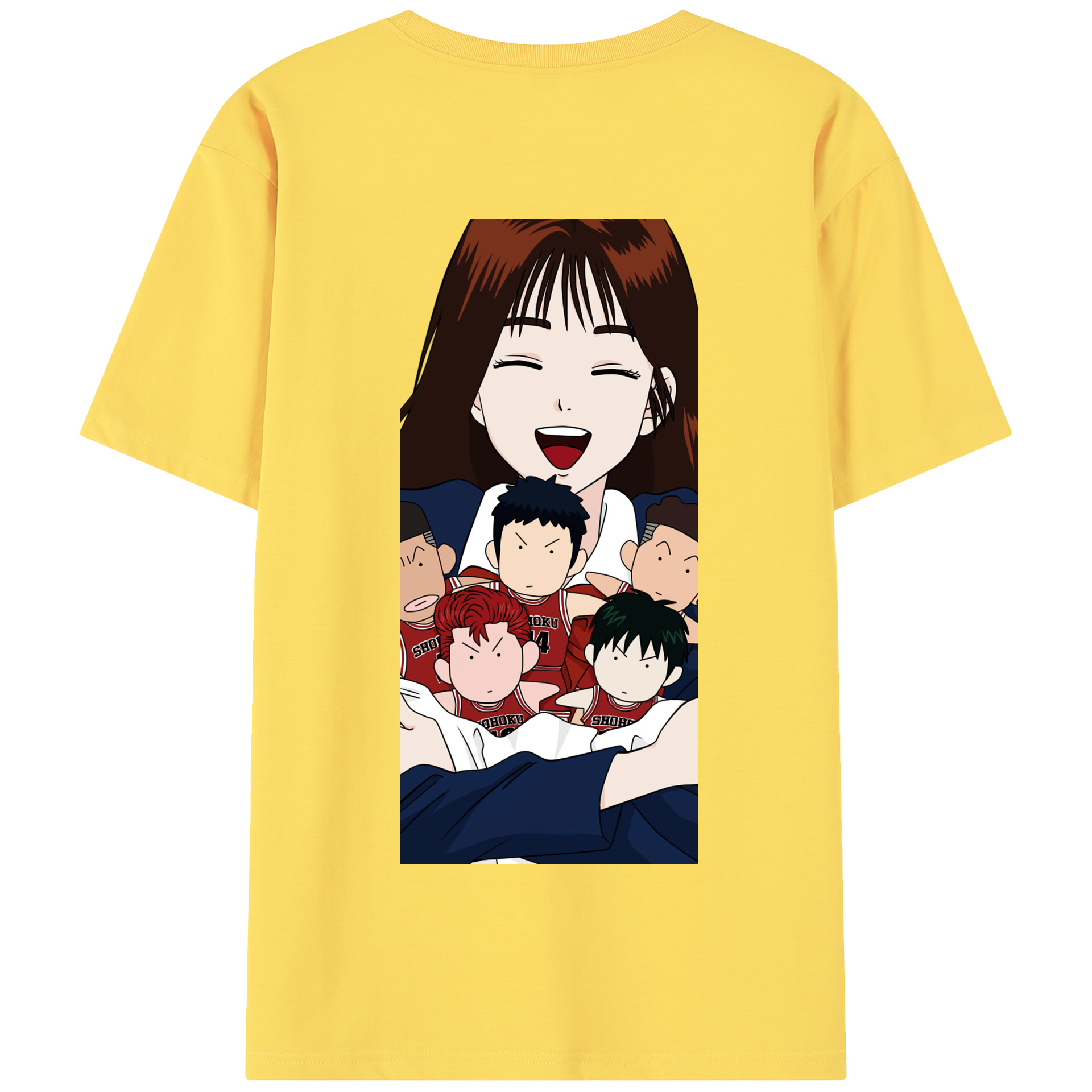 SLAM DUNK／スラムダンク 綿100％半袖Tシャツ（背面プリント）