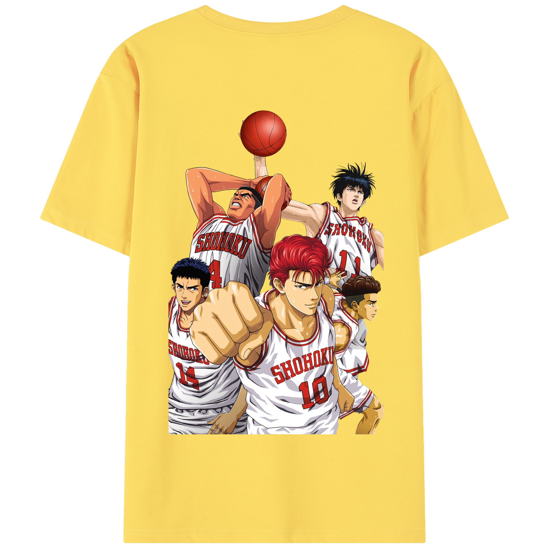 （画像用） SLAM DUNK／スラムダンク 綿100％半袖Tシャツ（背面プリント）