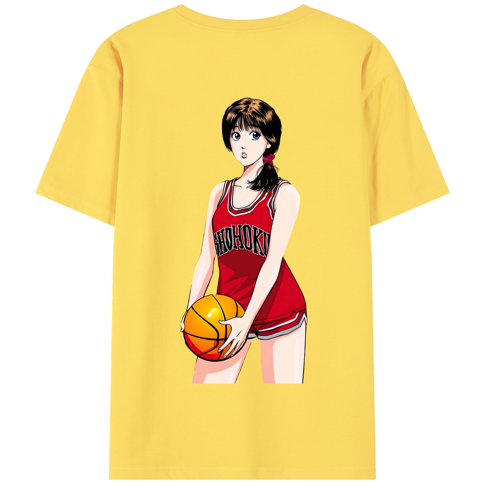 SLAM DUNK／スラムダンク 綿100％半袖Tシャツ（背面プリント）