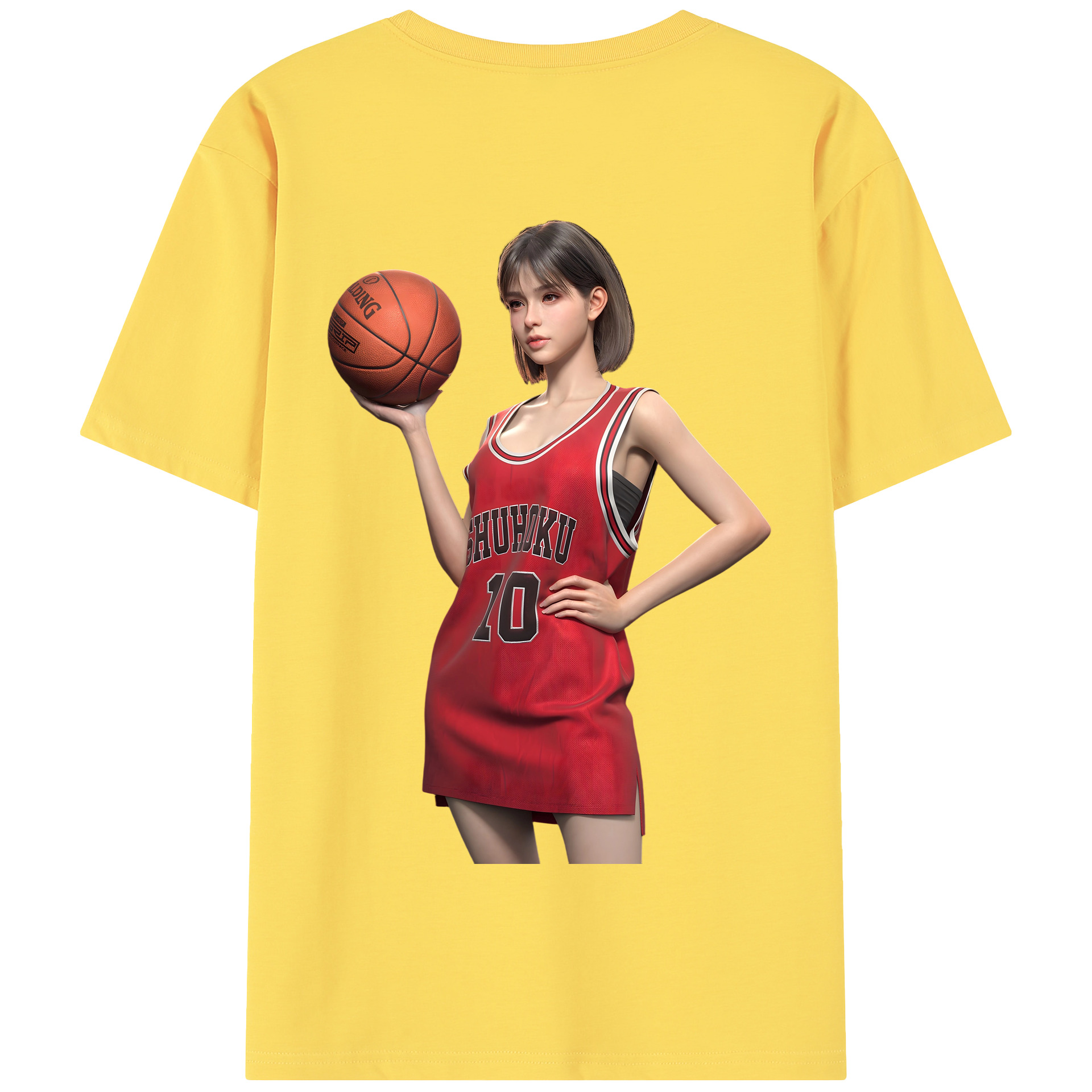 SLAM DUNK／スラムダンク 綿100％半袖Tシャツ（背面プリント）