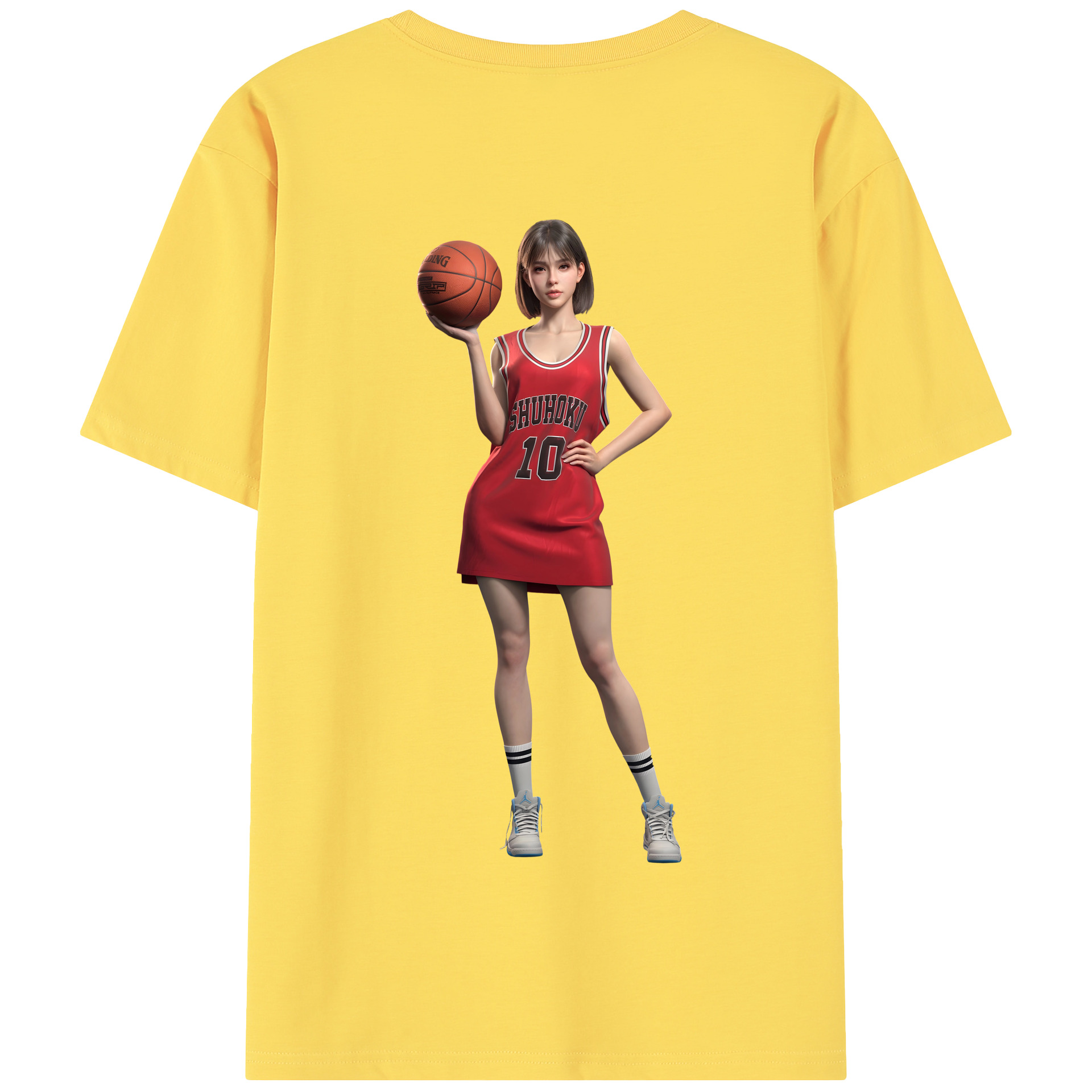 SLAM DUNK／スラムダンク 綿100％半袖Tシャツ（背面プリント）