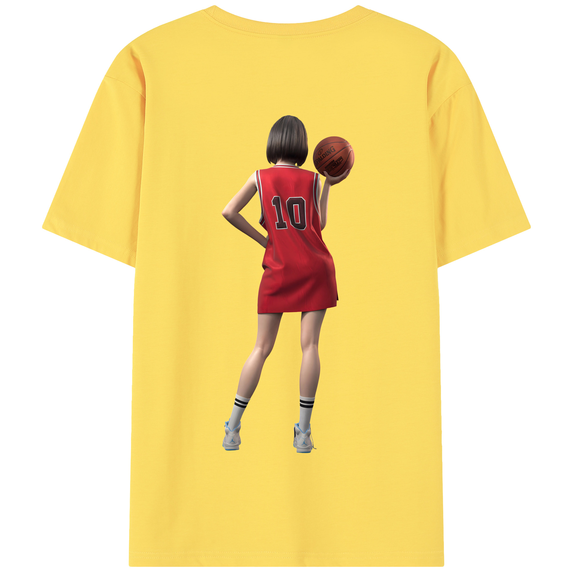 SLAM DUNK／スラムダンク 綿100％半袖Tシャツ（背面プリント）