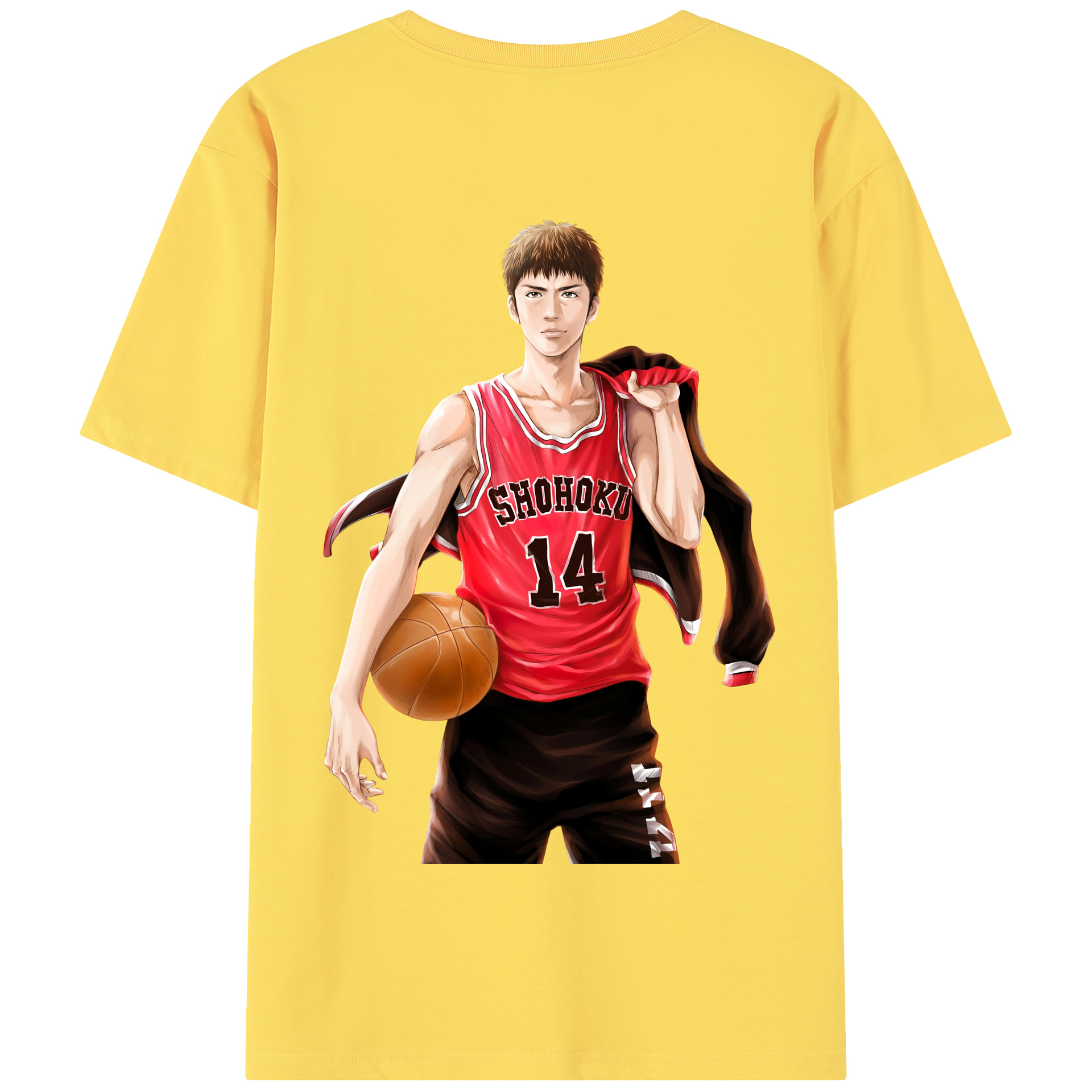 SLAM DUNK／スラムダンク 綿100％半袖Tシャツ（背面プリント）