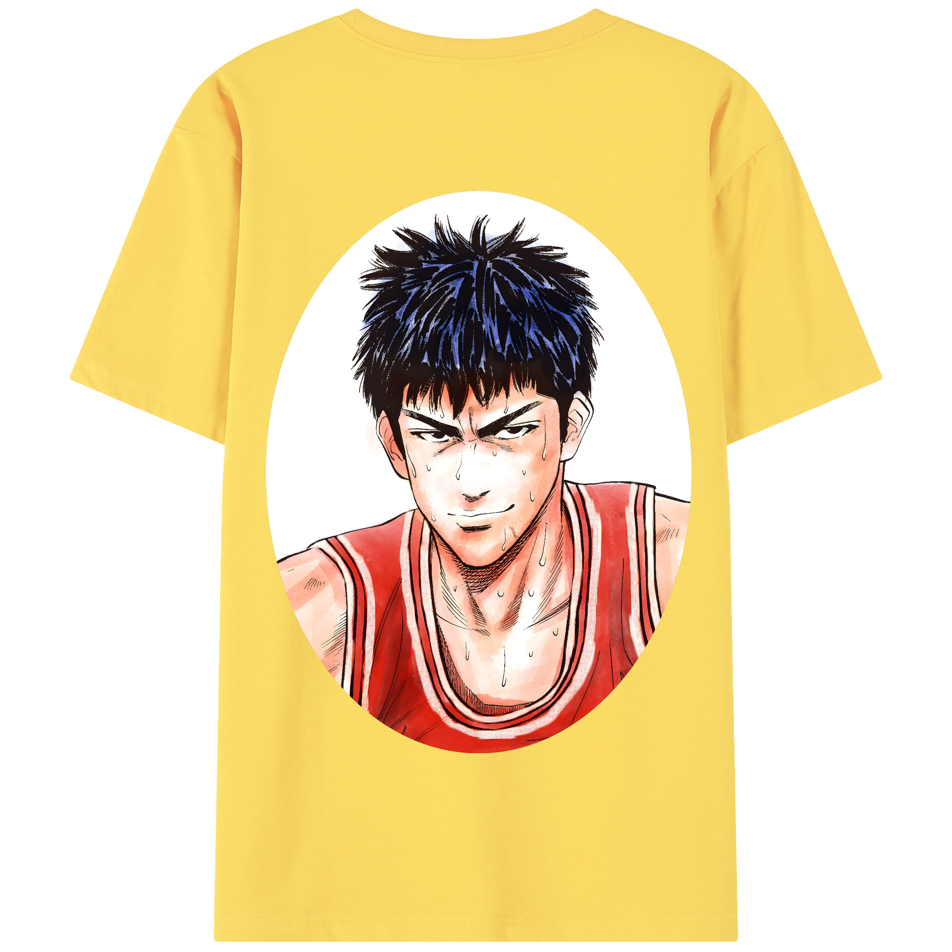 SLAM DUNK／スラムダンク 綿100％半袖Tシャツ（背面プリント）
