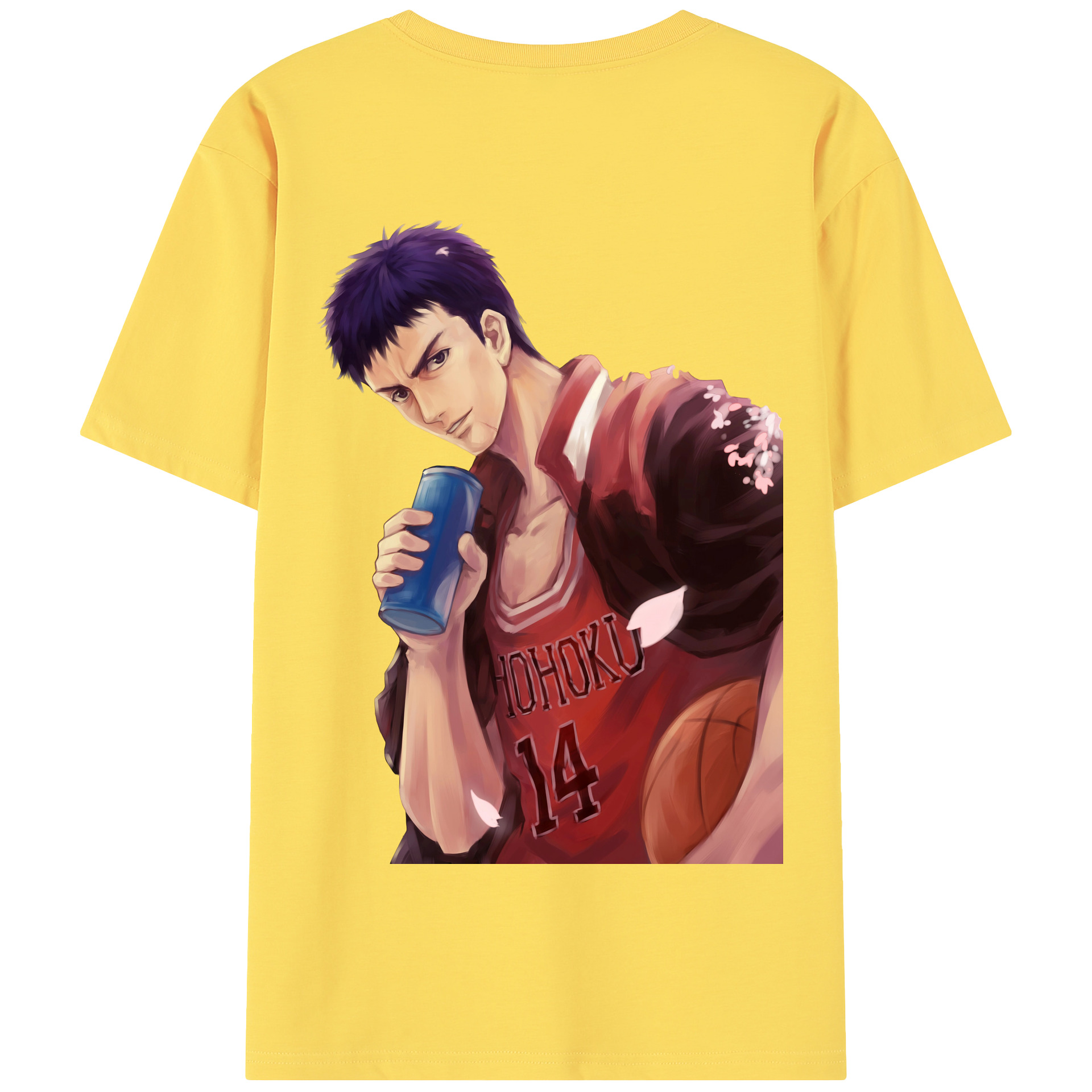 SLAM DUNK／スラムダンク 綿100％半袖Tシャツ（背面プリント）