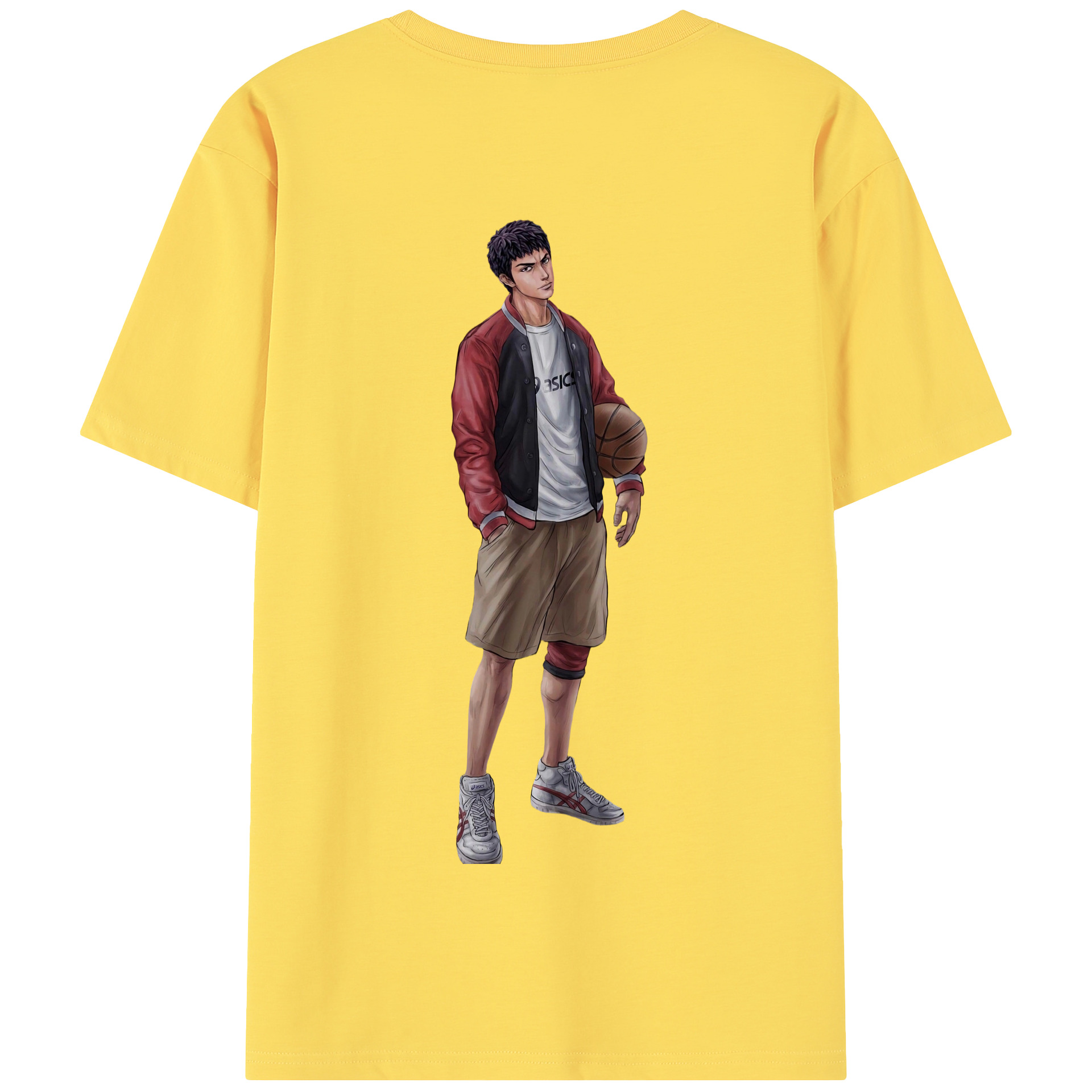 SLAM DUNK／スラムダンク 綿100％半袖Tシャツ（背面プリント）