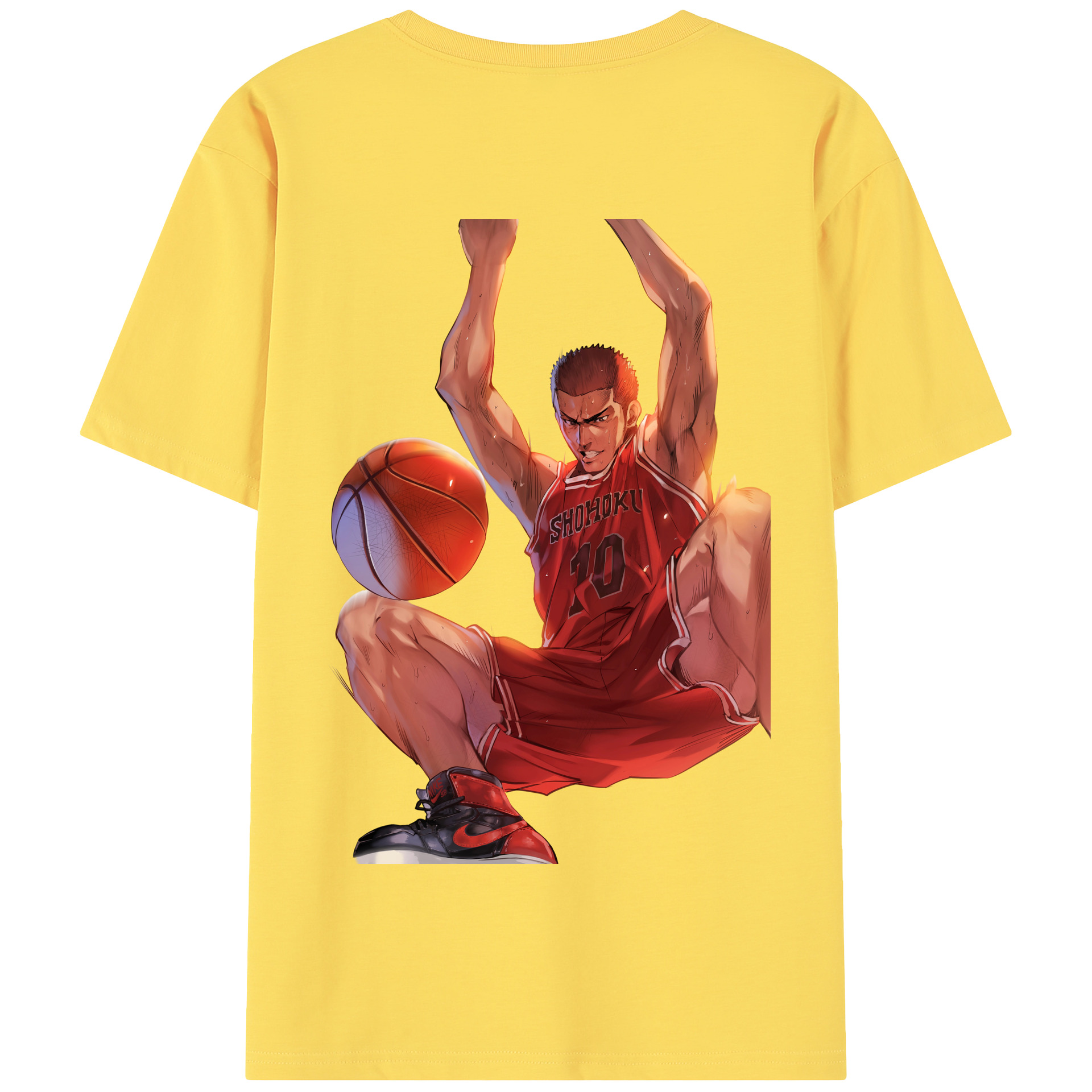 SLAM DUNK／スラムダンク 綿100％半袖Tシャツ（背面プリント）