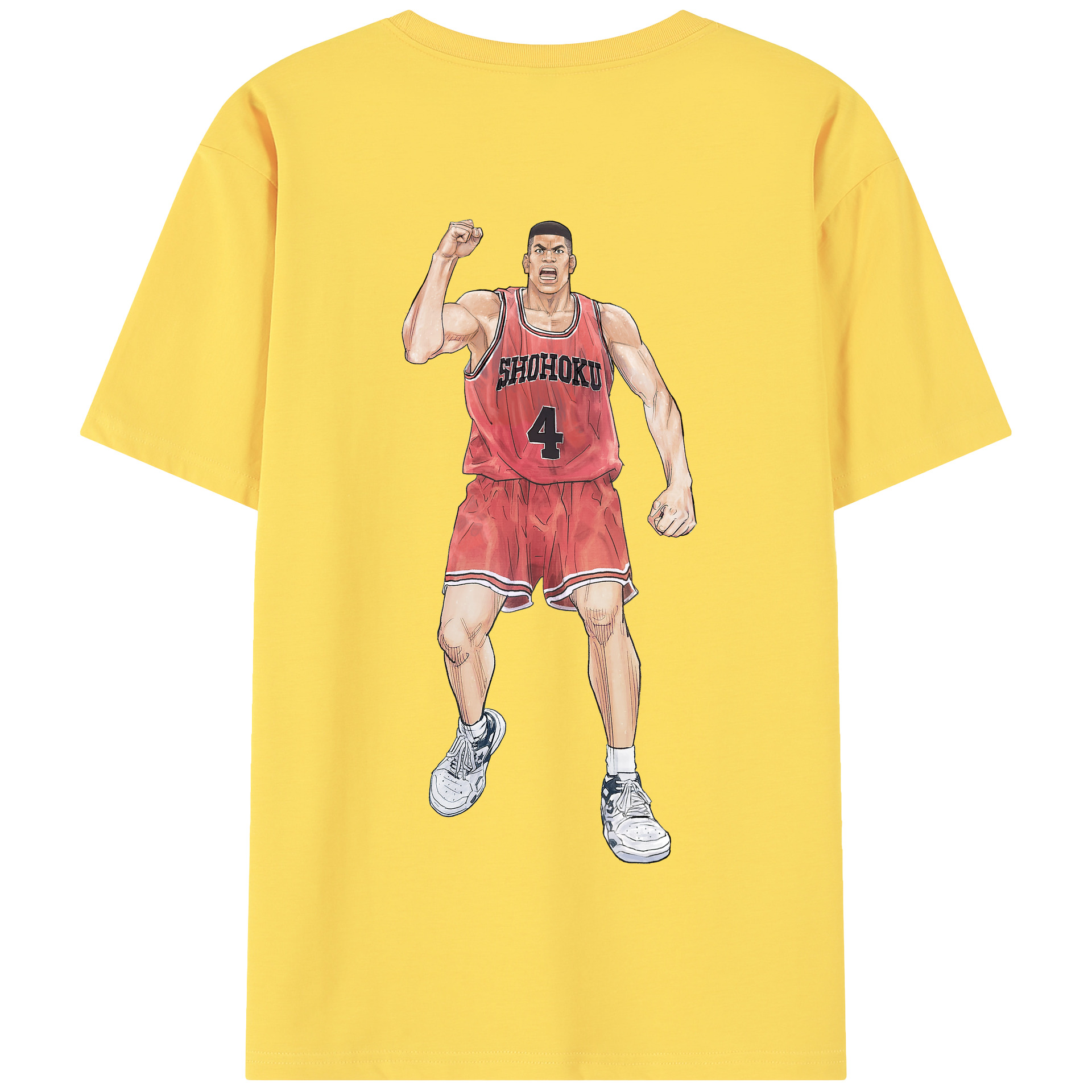 SLAM DUNK／スラムダンク 綿100％半袖Tシャツ（背面プリント）