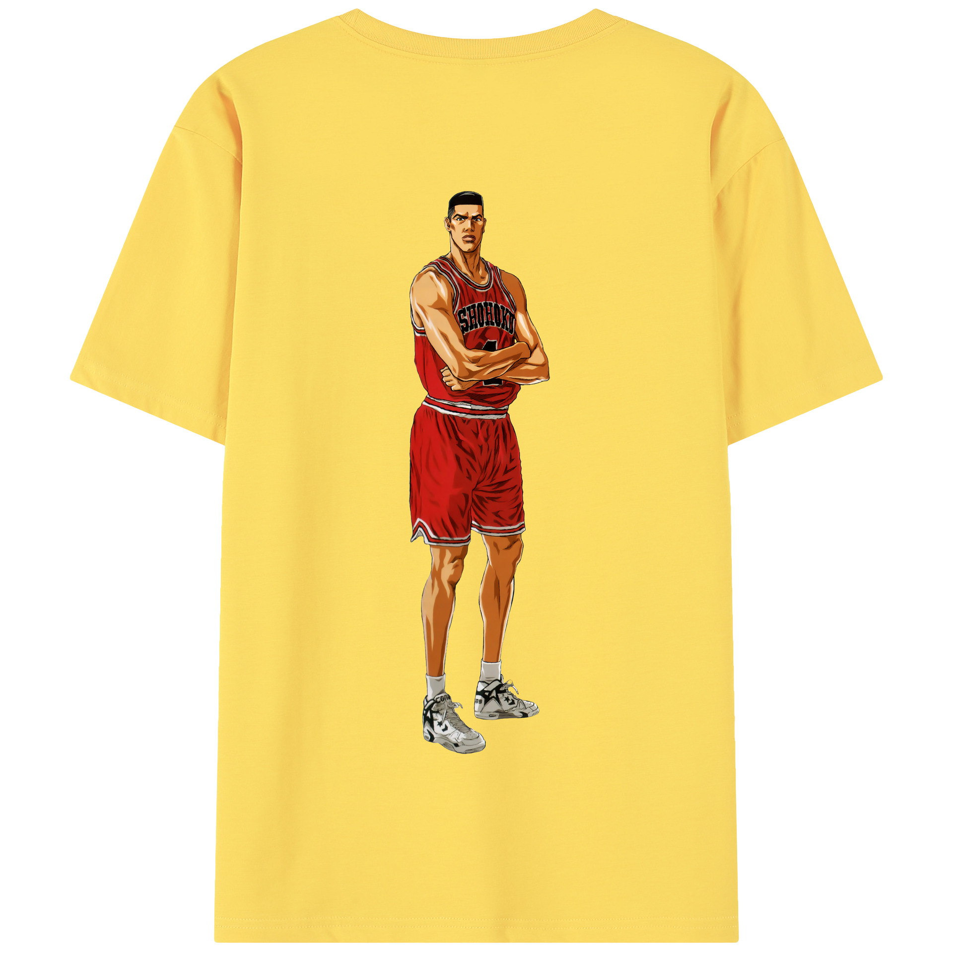 SLAM DUNK／スラムダンク 綿100％半袖Tシャツ（背面プリント）